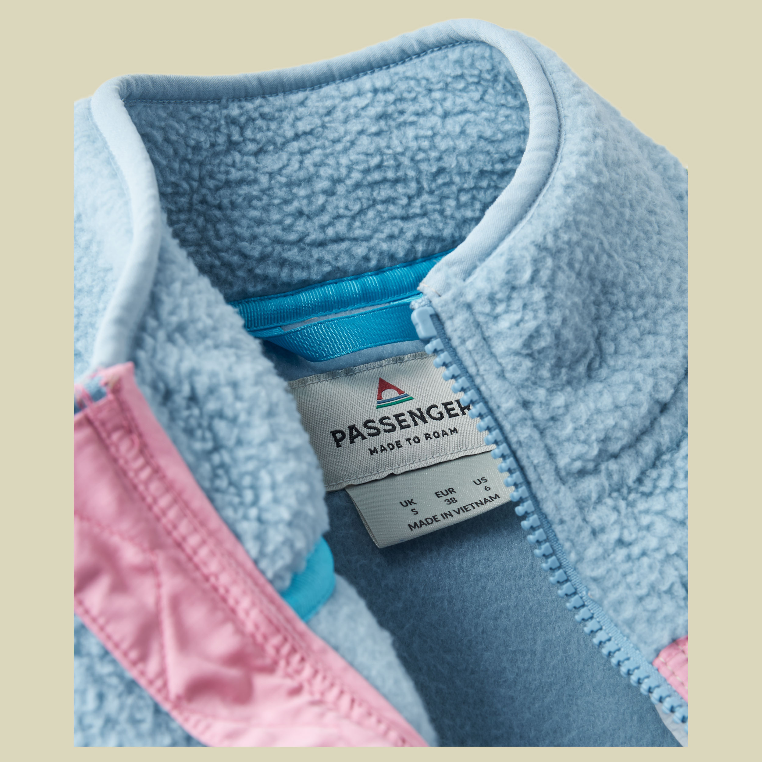 Fairbanks Sherpa Gilet Women XS faded denim
