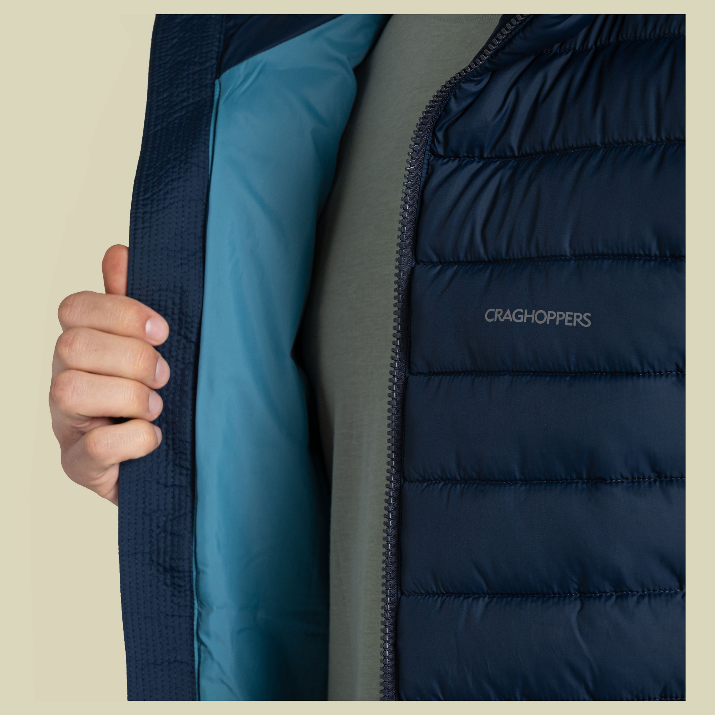 Compresslite IX Hooded Jacket  Men S blau - blue navy