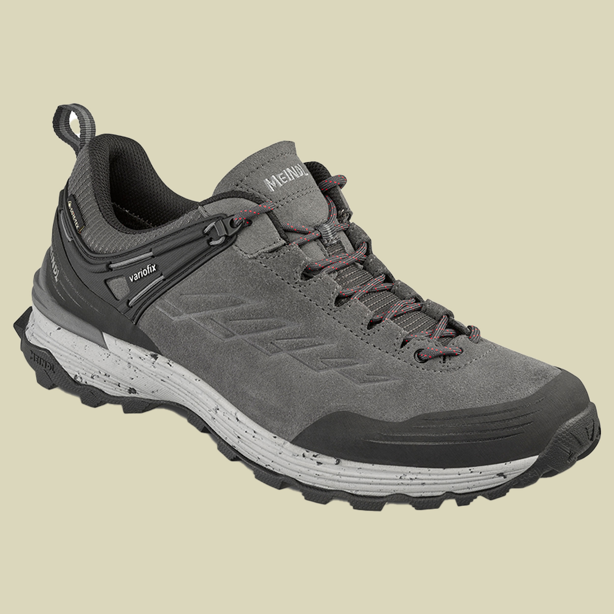 Dallas GTX Men UK 10 grau - steingrau/rot