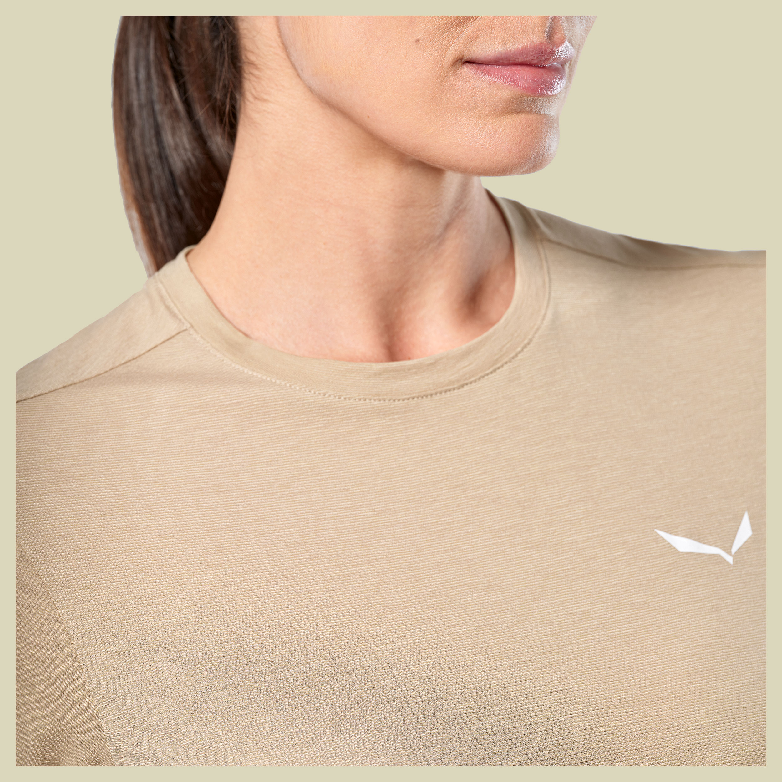 Puez Dry T-Shirt Women 40 beige - quicksand