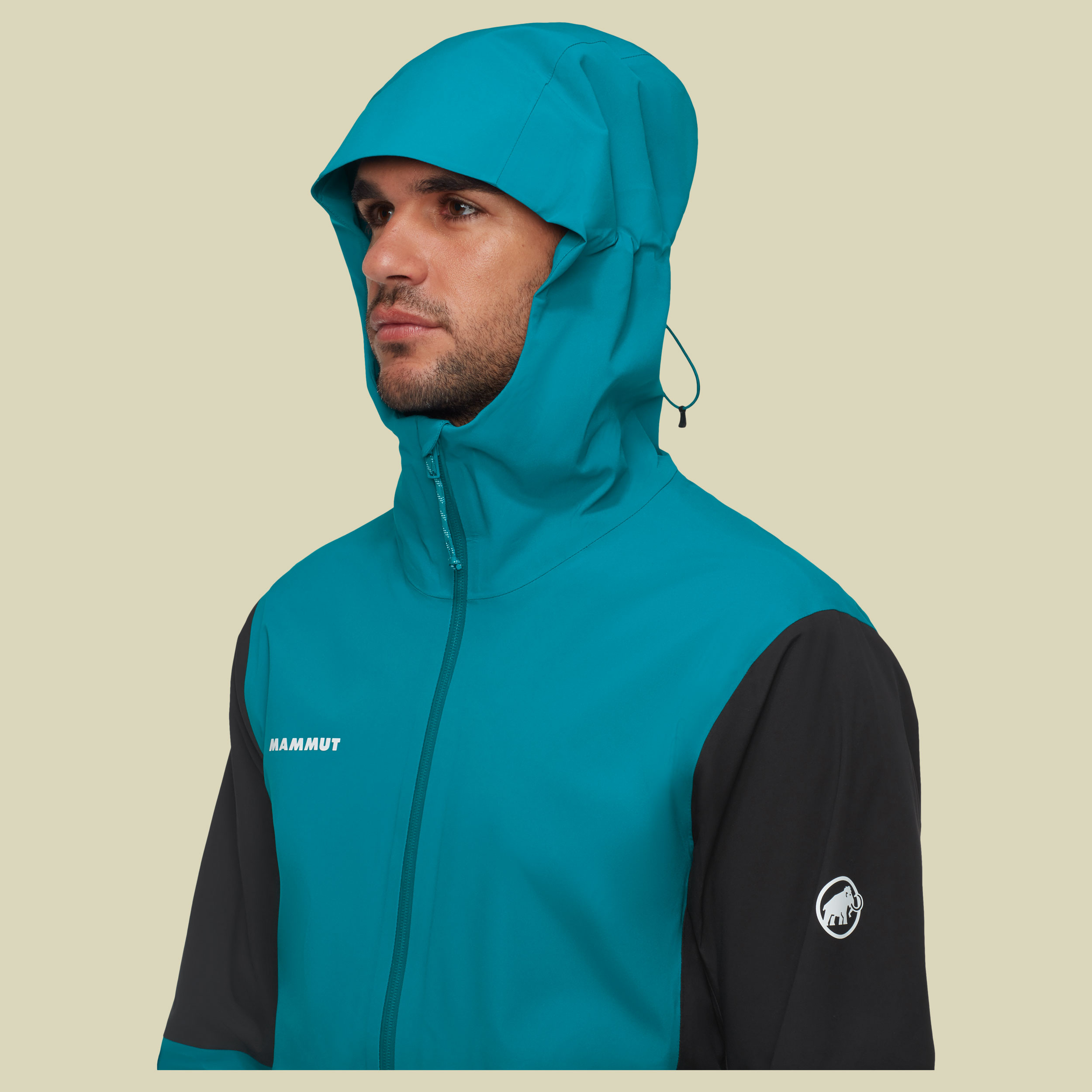 Linard Guide HS Hooded Jacket Men XXXL türkis - black-deep teal