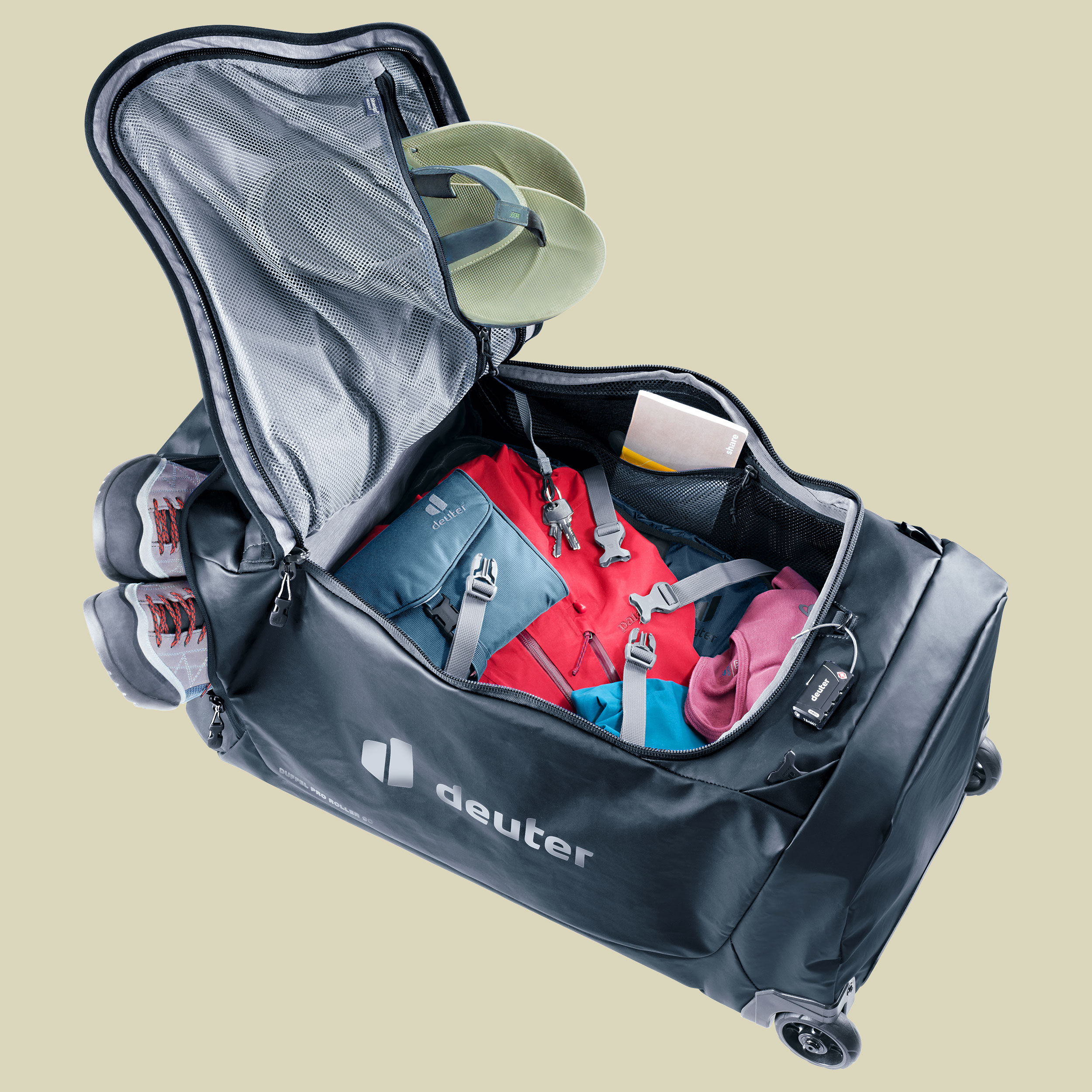 Duffel Pro Roller 90 90 schwarz - black