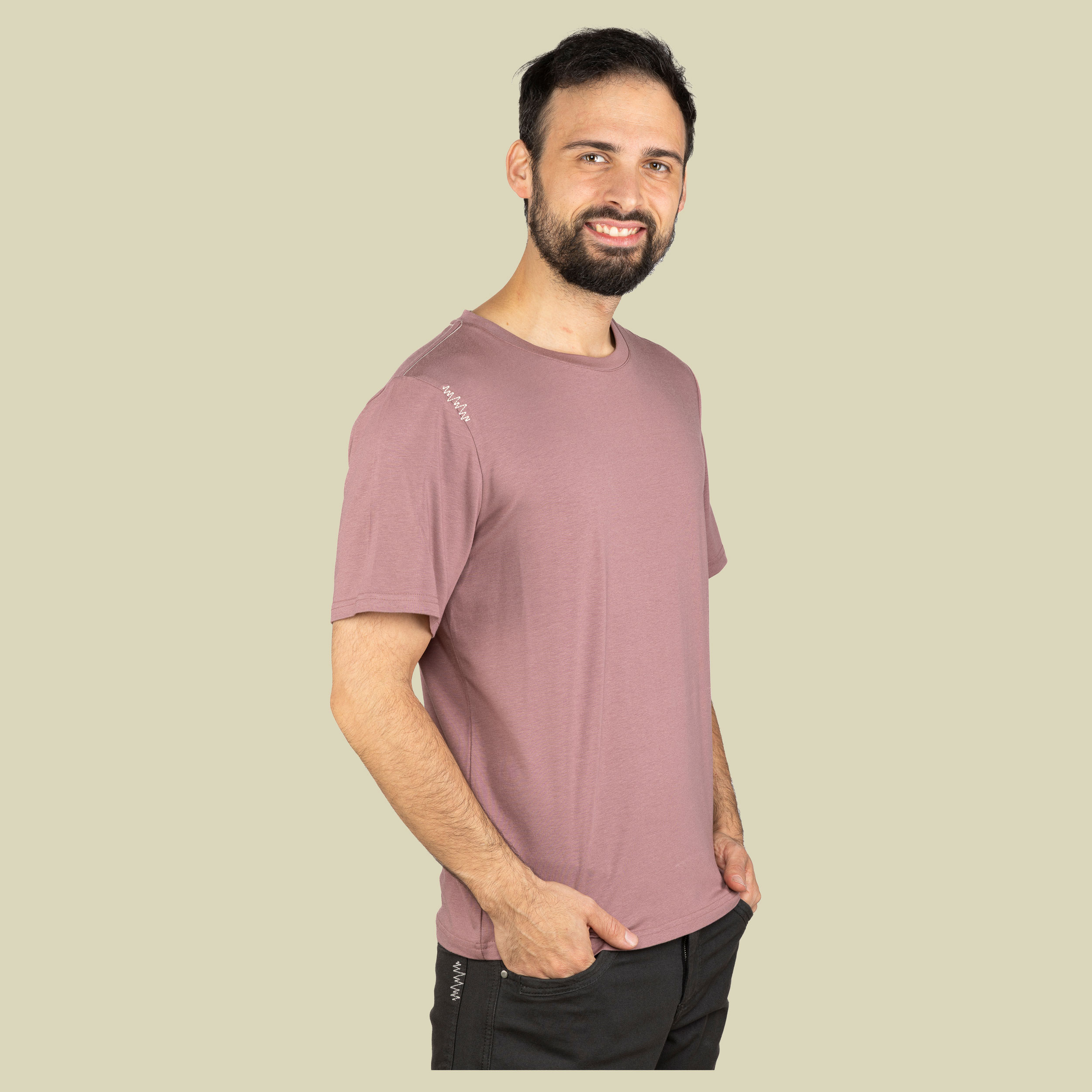 Bozen Mountain Logo Men XXL rosa- Farbe wine
