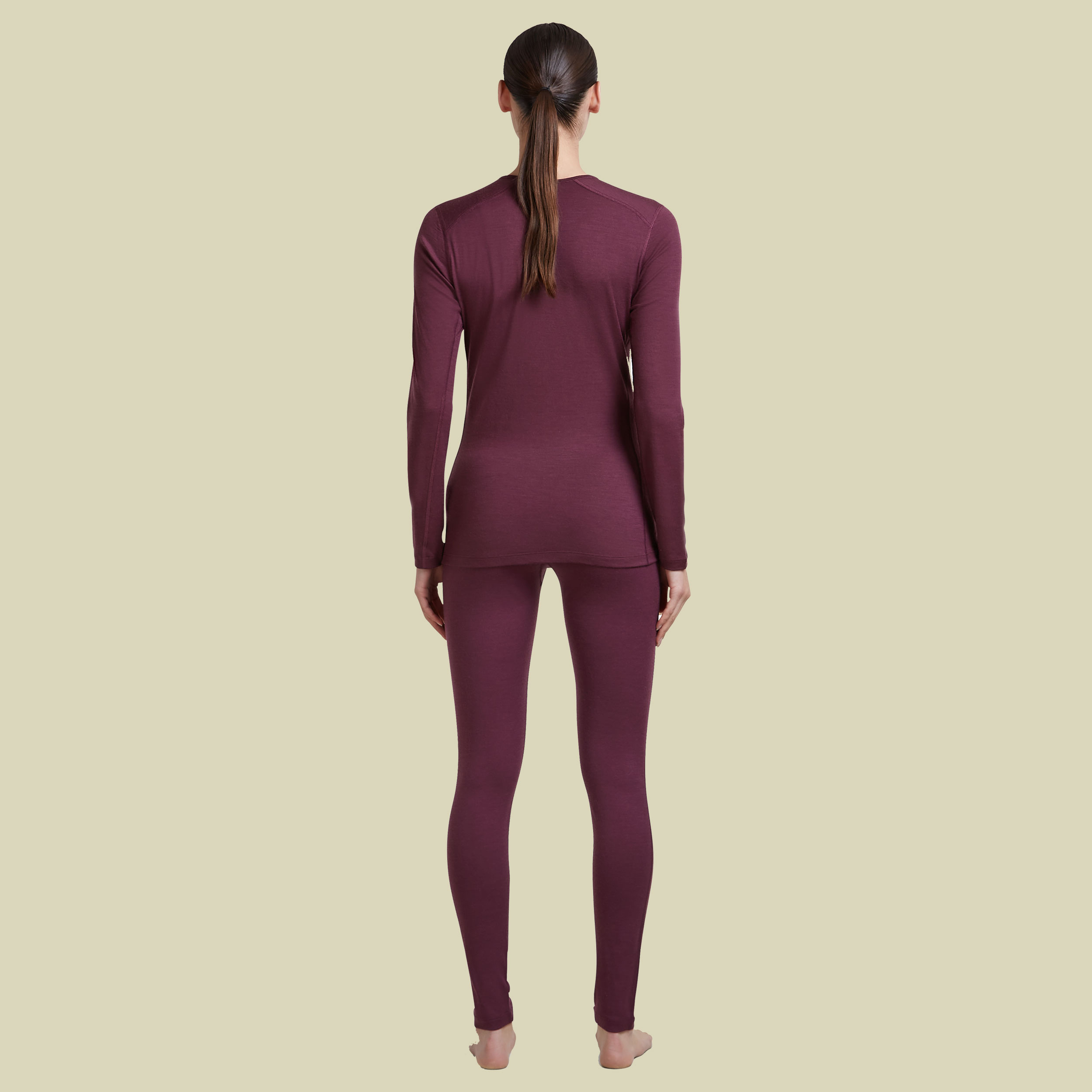 Oasis LS Crewe 200 Women lila XL - dark berry