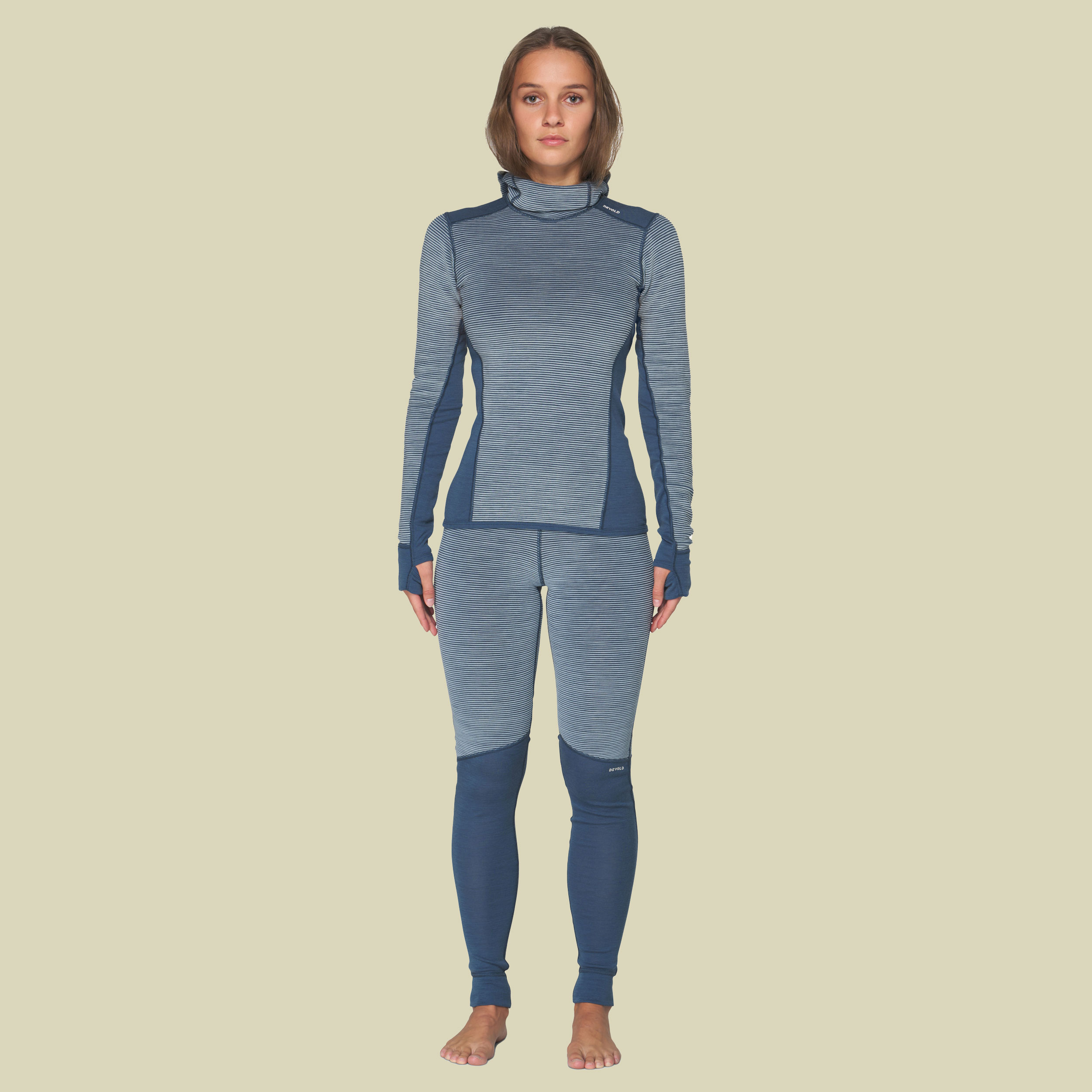 Reverso Merino Hoodie Woman S blau - dawn