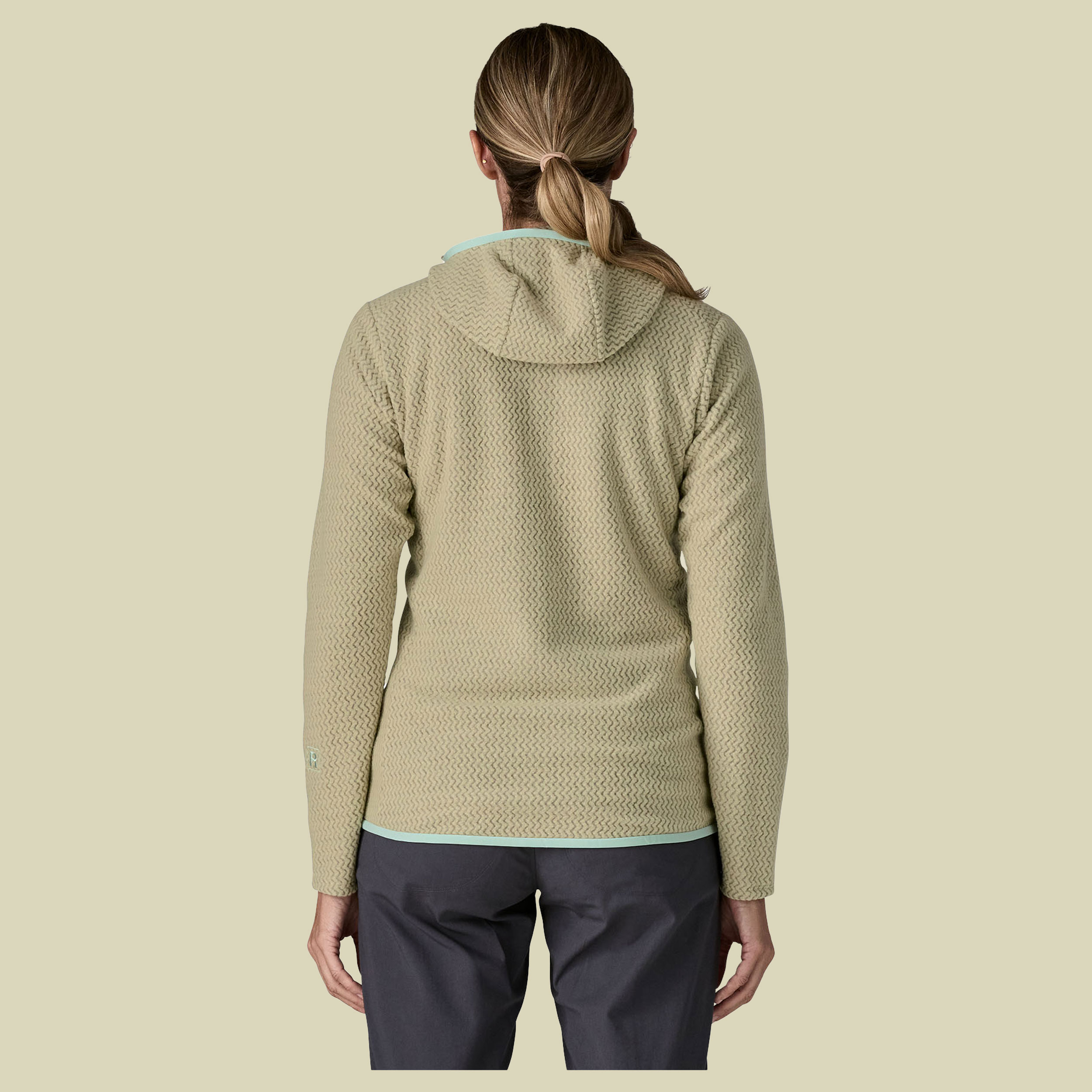 R1 Air Full-Zip Hoody Women grau II XL - weathered stone