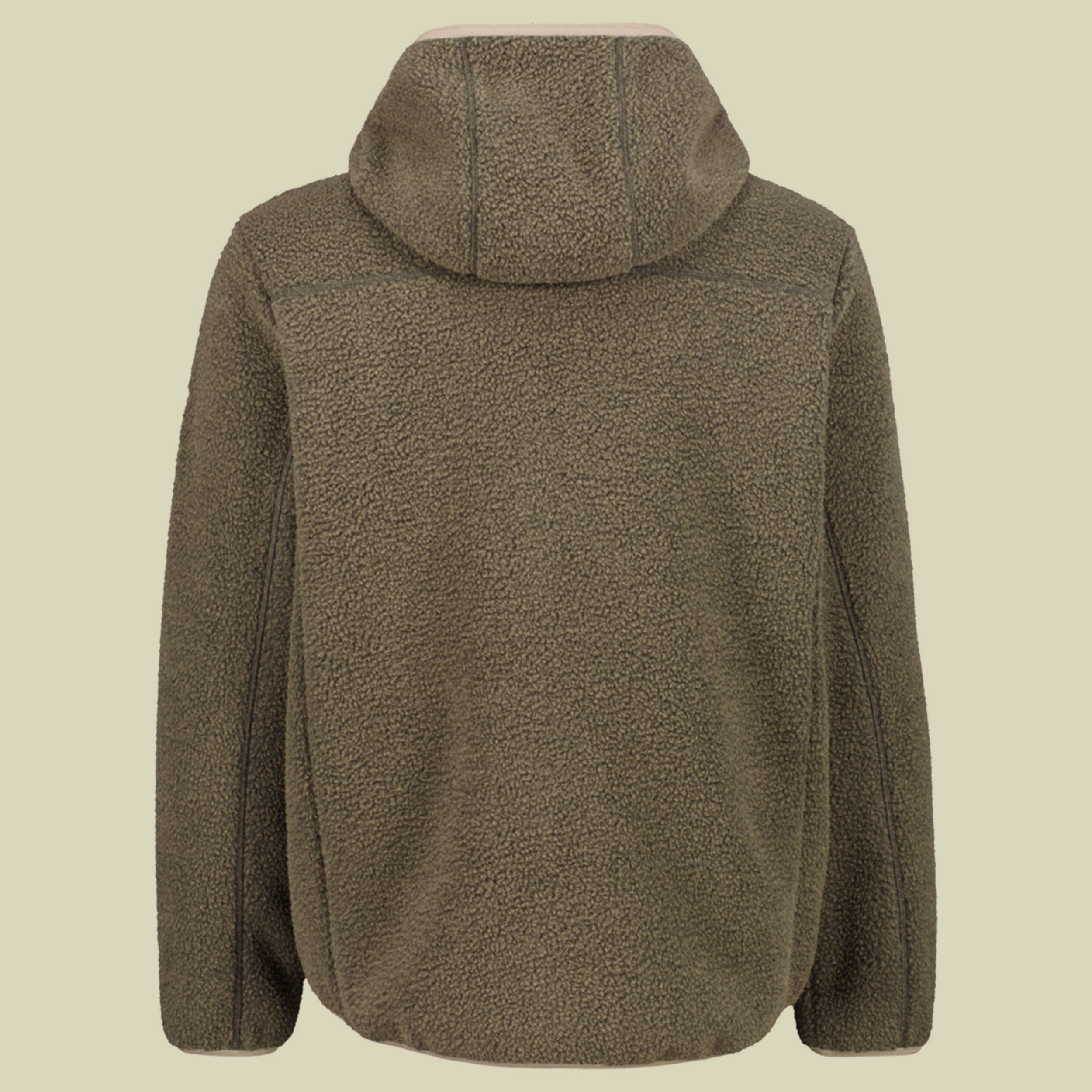Jacket Fix Hood Teddy Fur Men 36P3087 54 beige - teak melange P727