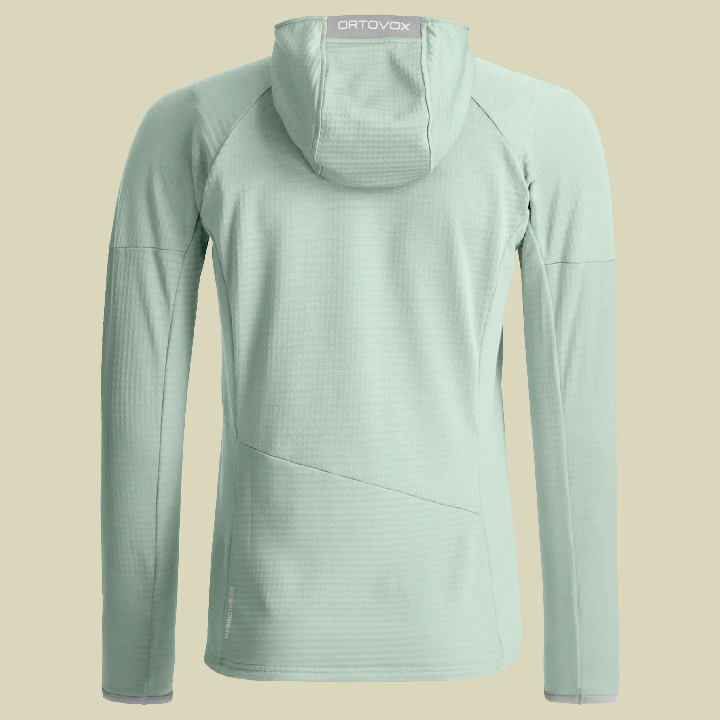 Fleece Light Grid Hoody Women M grün - green acid