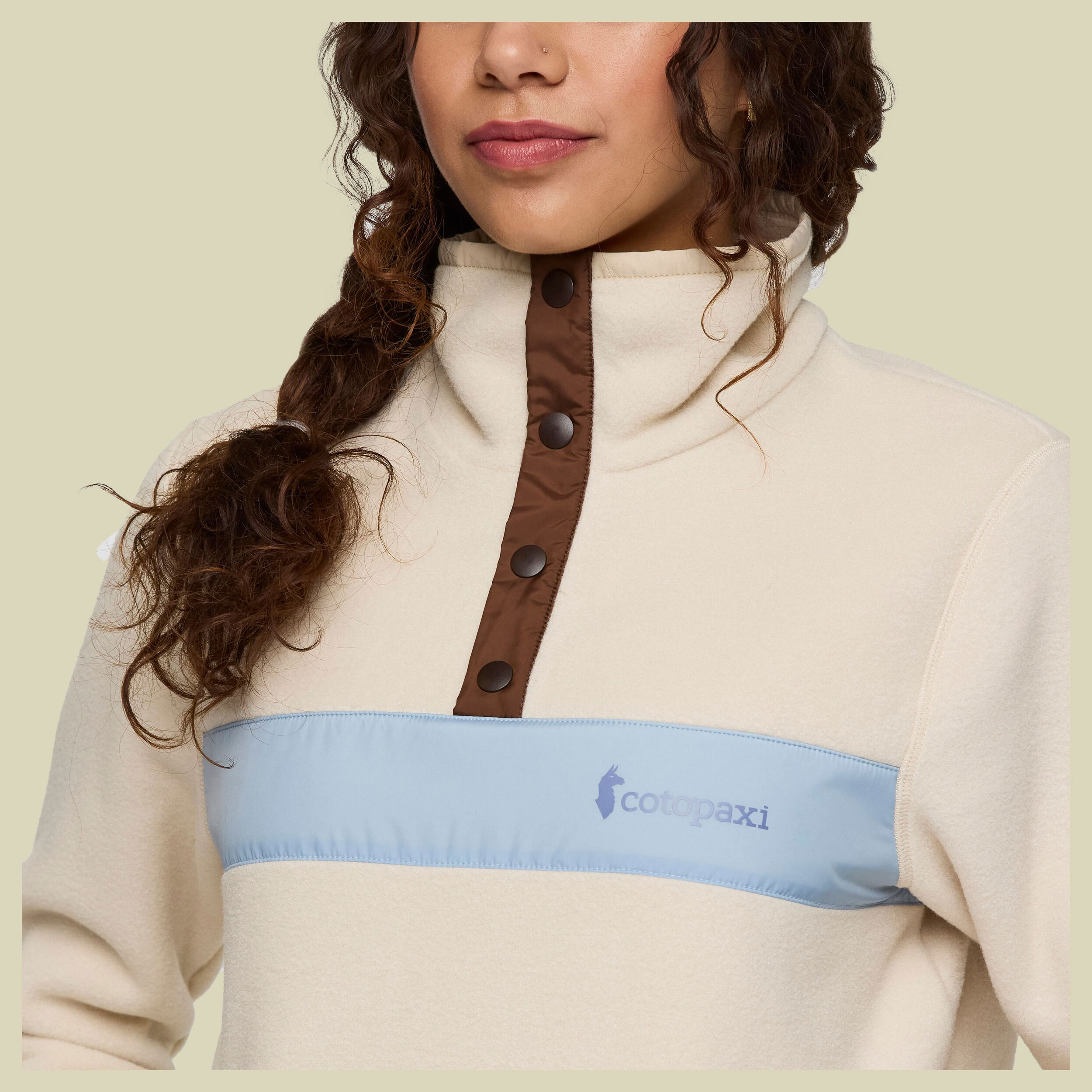 Teca Fleece Pullover Women S weiß - like a cloud