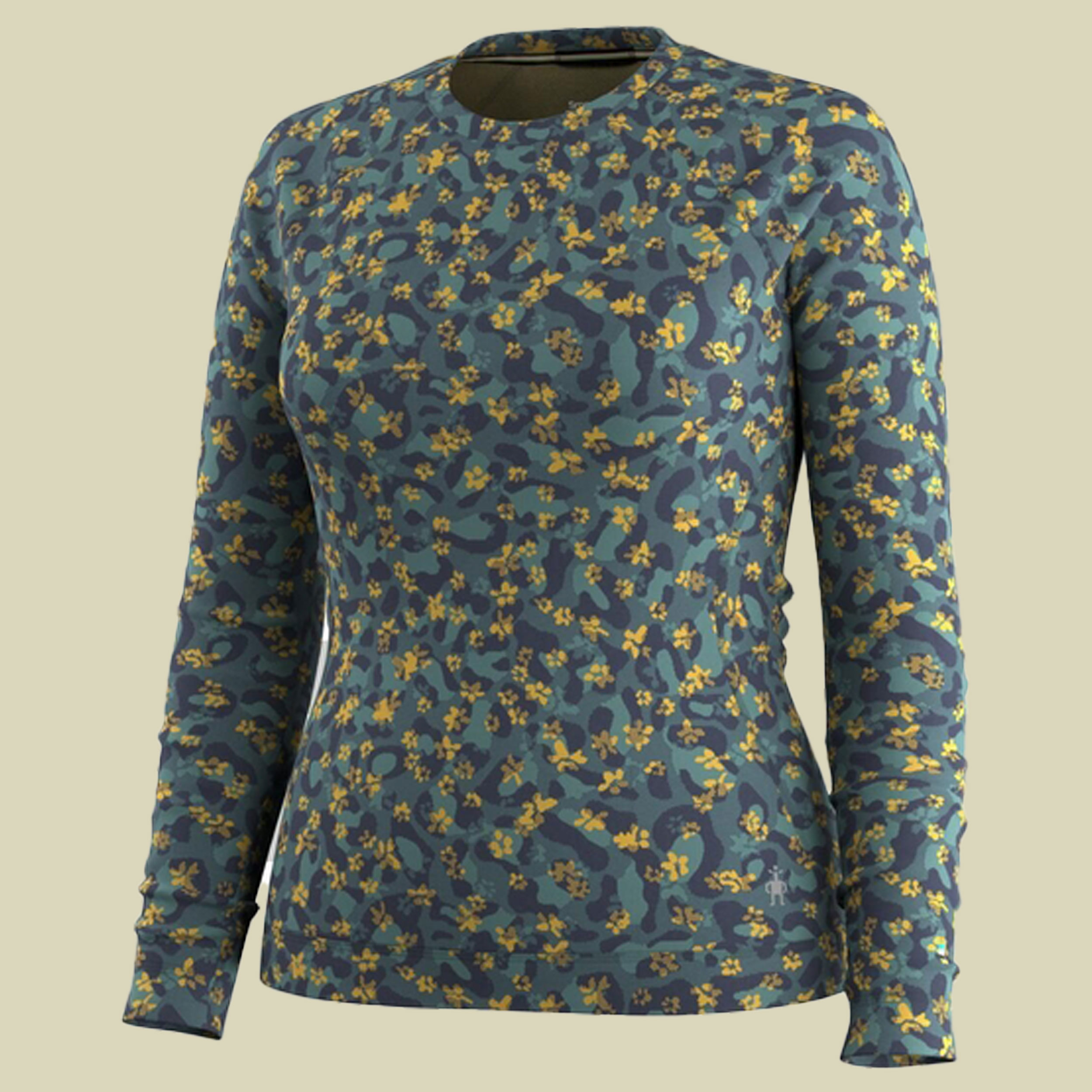 Classic Thermal Merino Baselayer Women L mehrfarbig - dark teal wild blossom
