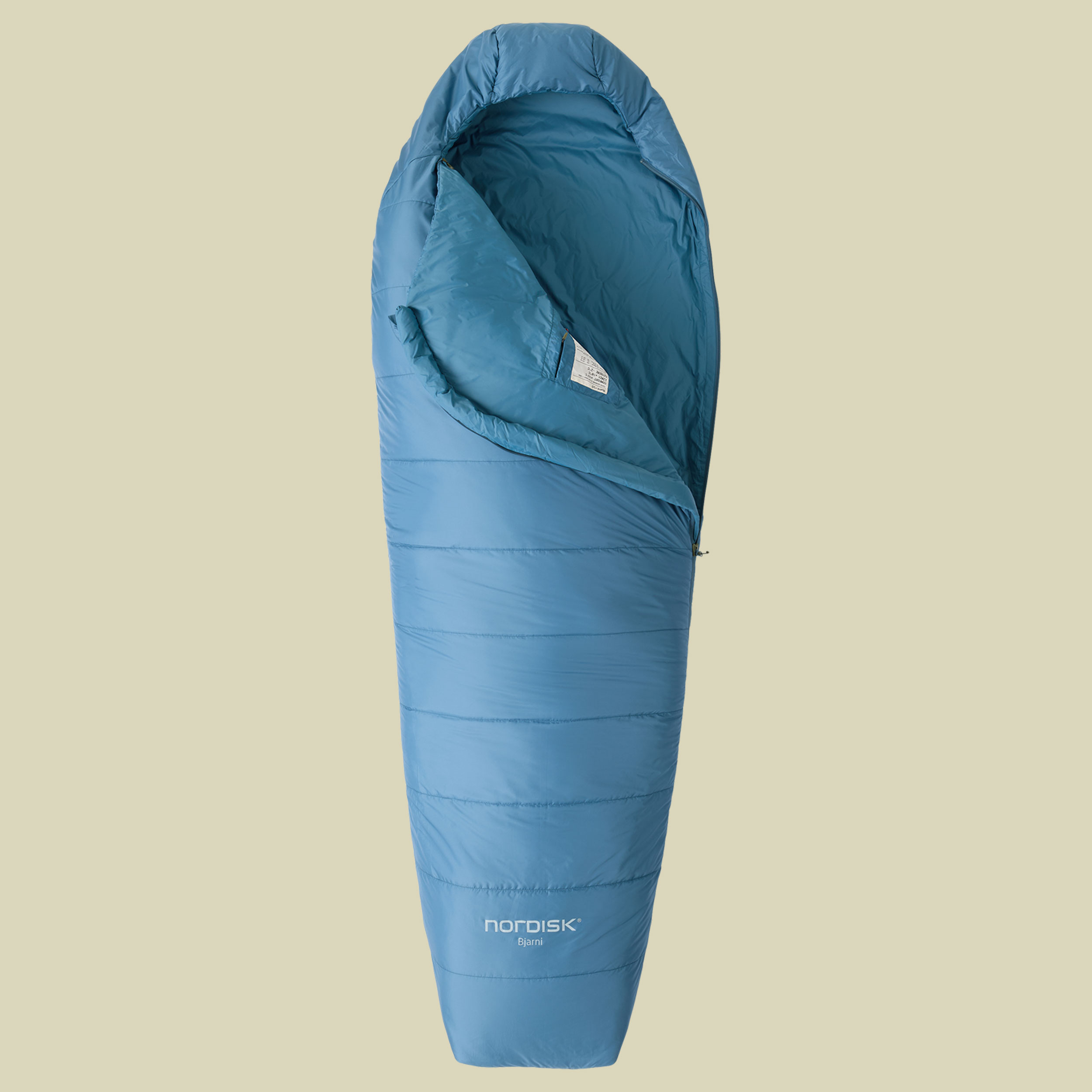 Bjarni +10° Mummy Sleeping Bag 205 cm (XL) links - aegan blue