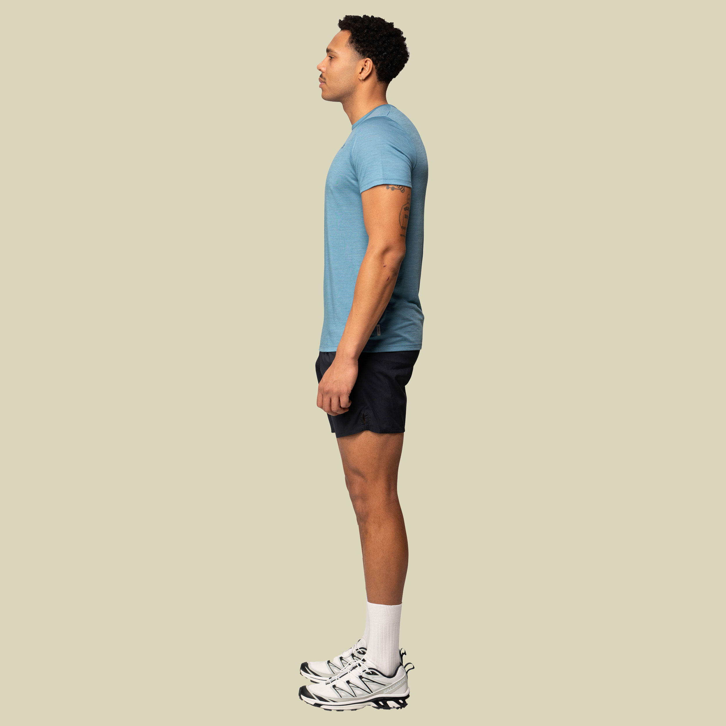Active Tee Man XXL blau - skyblue