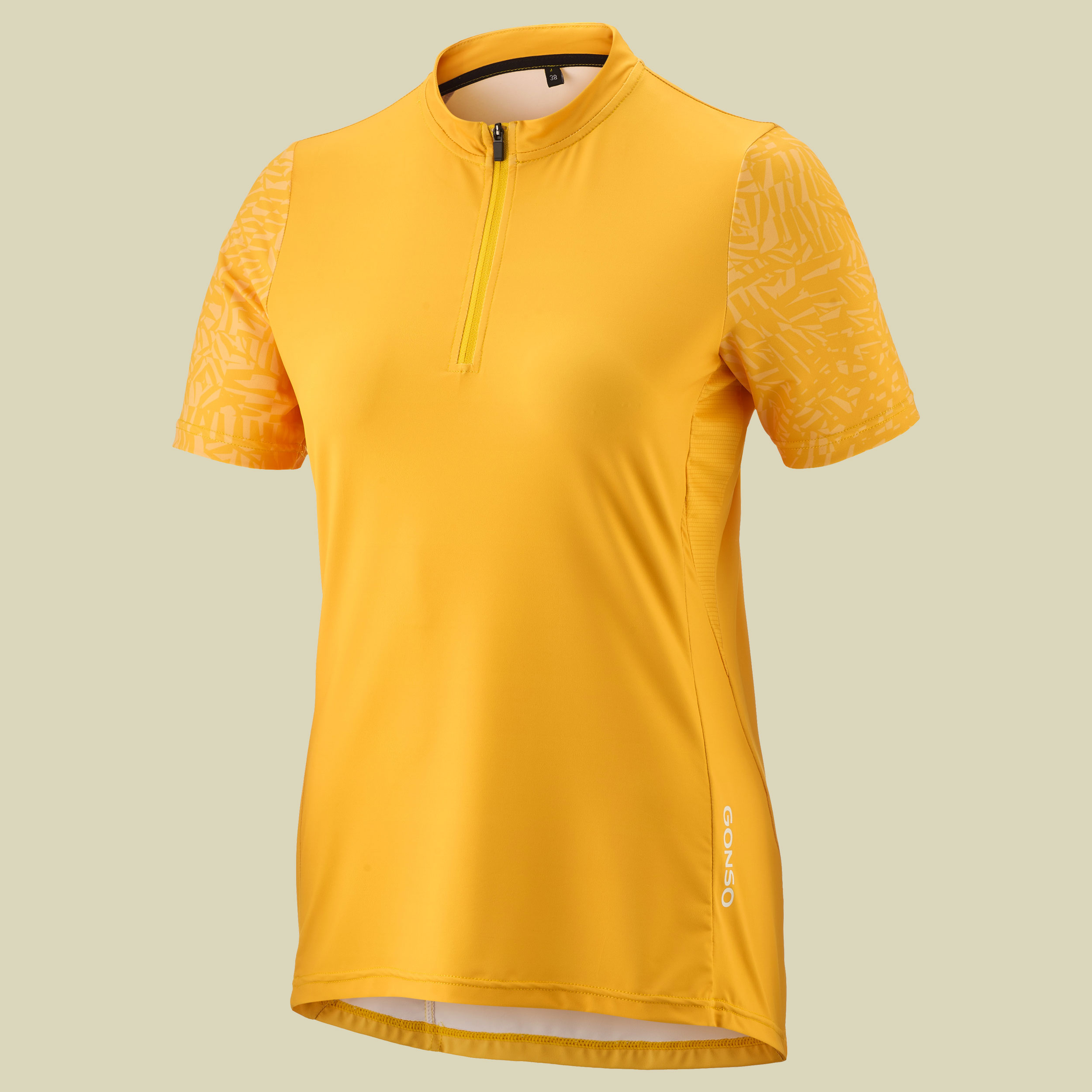 Adventure Jersey Halfzip Women 36 gelb - Farbe glowing gold