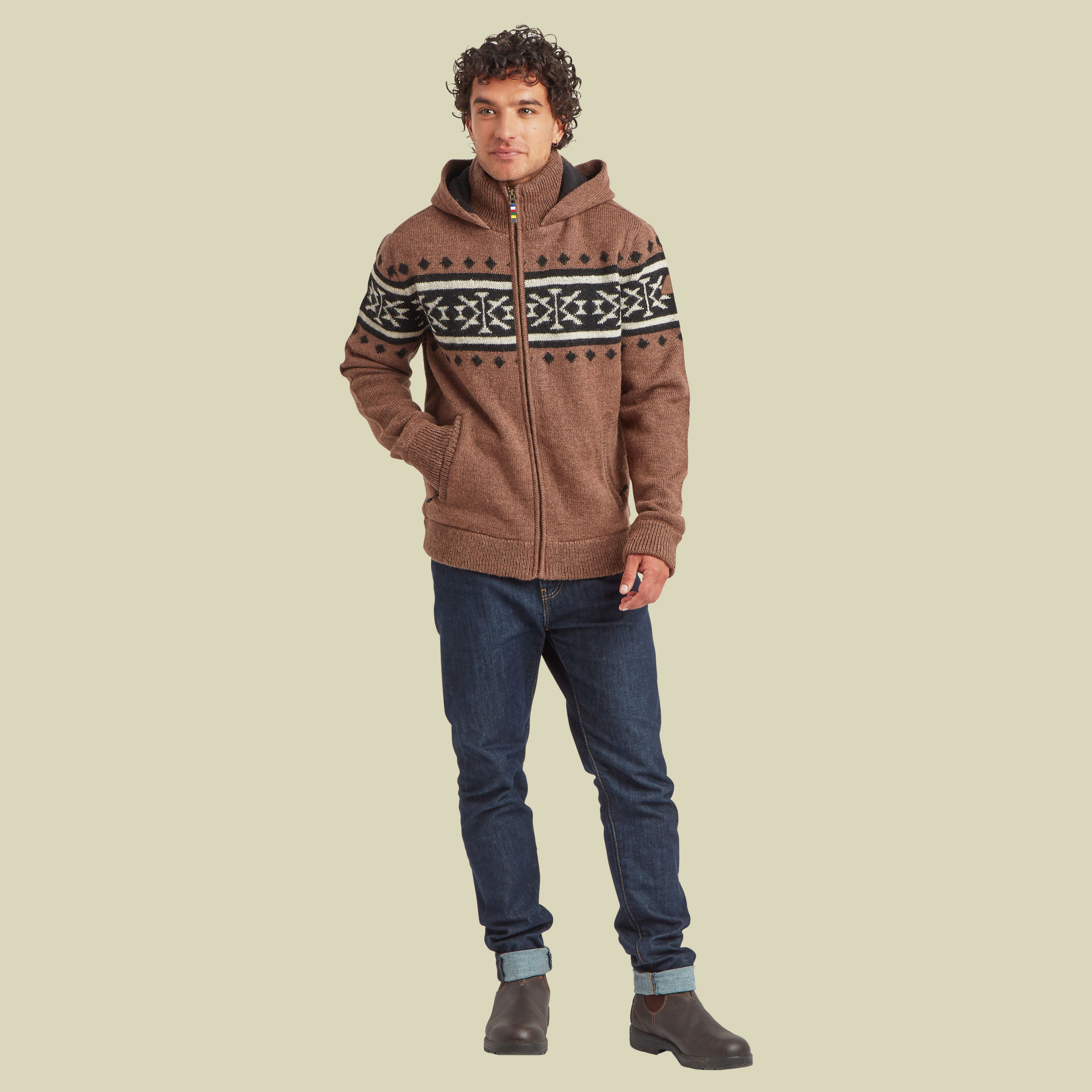 Kirtipur Sweater Men XL braun - bark