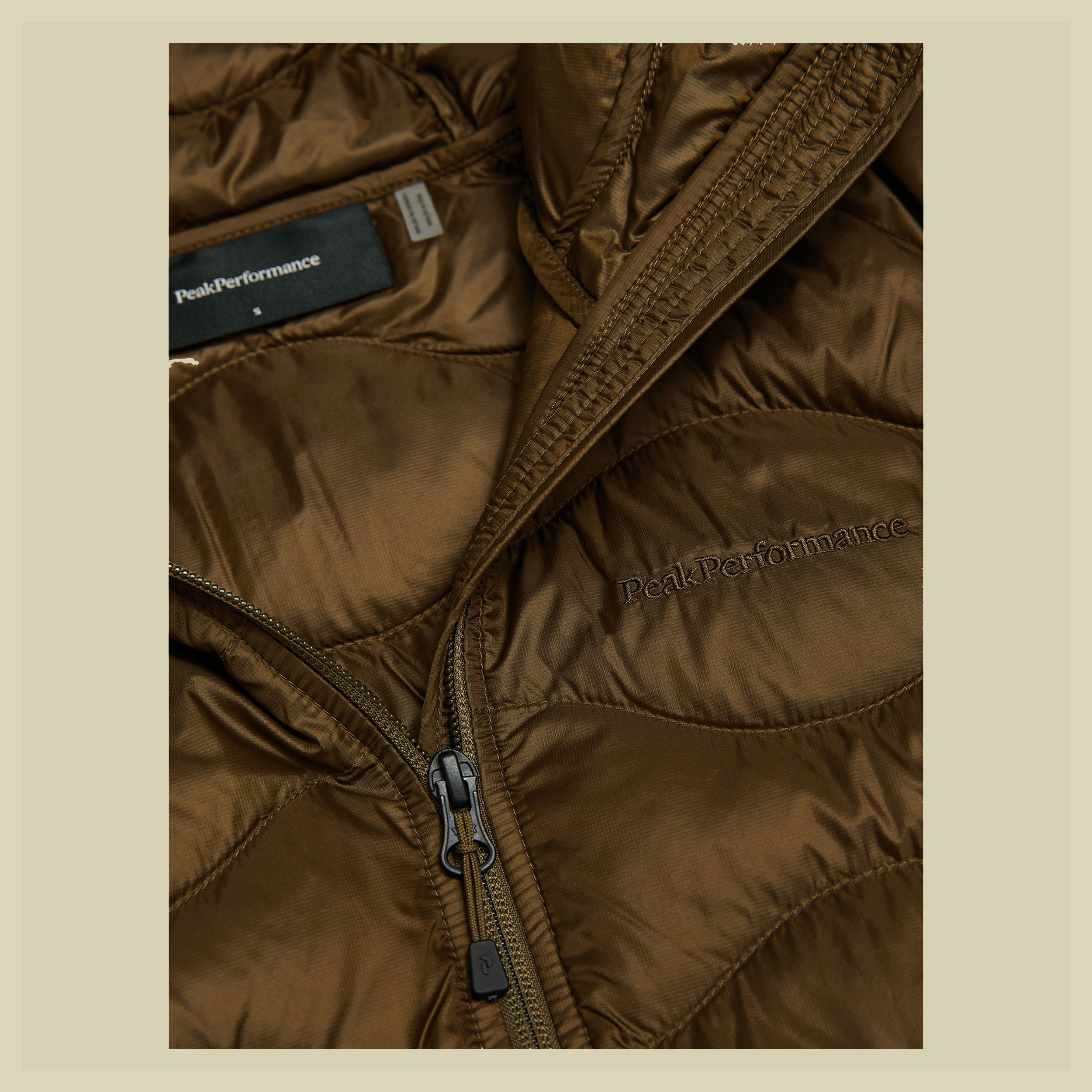 Helium Down Parka Women XS braun - meadow moss