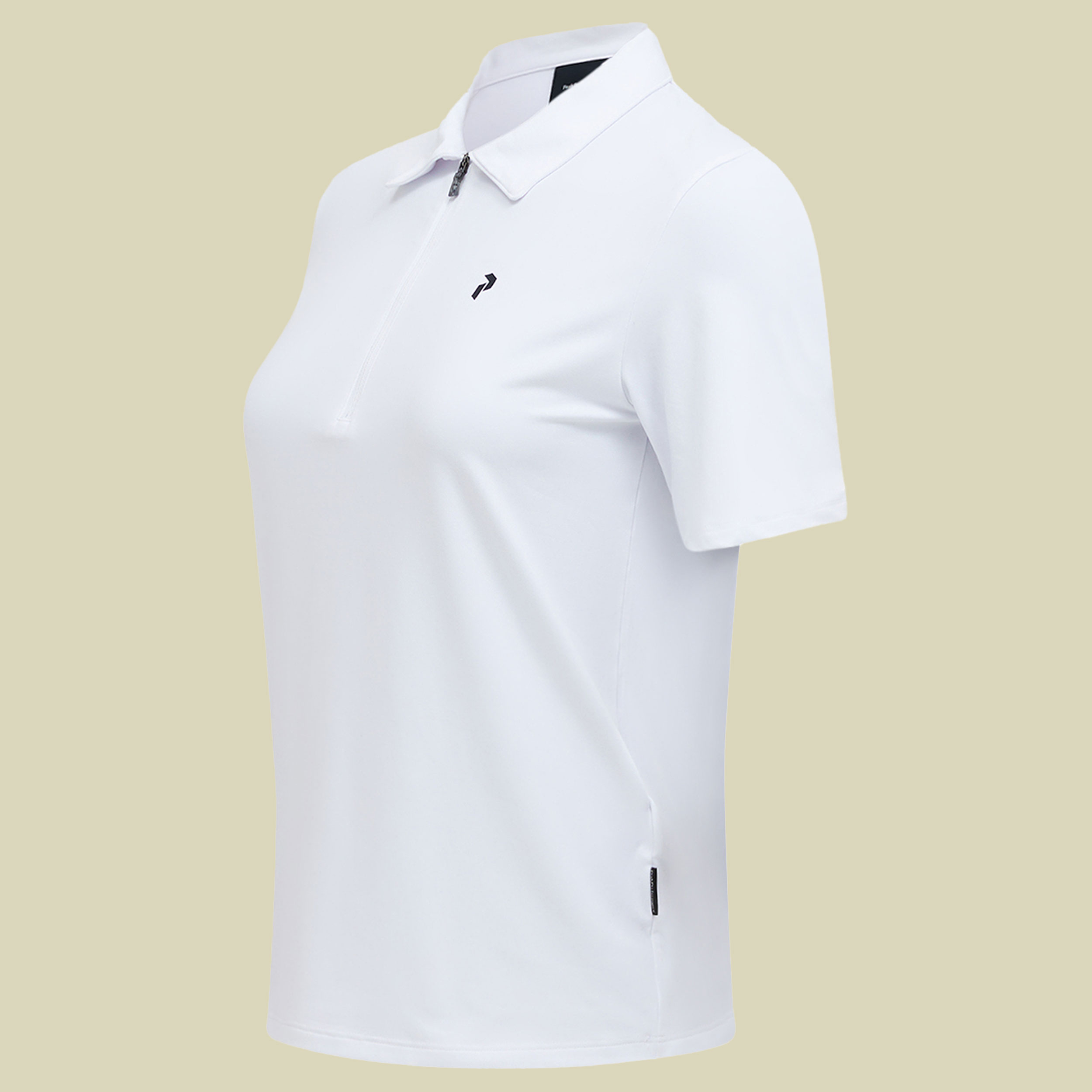Comfort Zip Polo Women S weiß - white