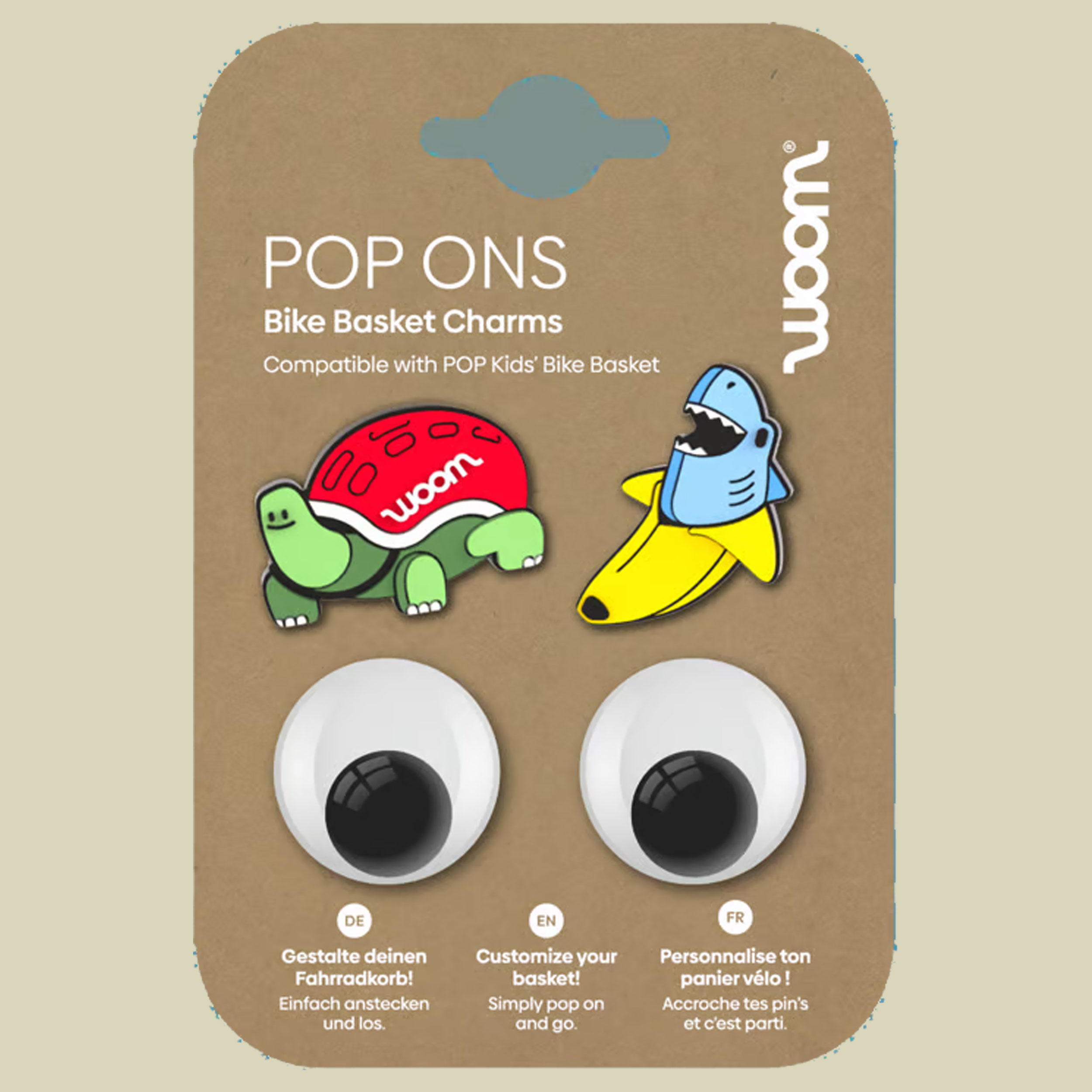 Woom POP Ons Bike Basket Charms für Pop Kinderfahrradkorb