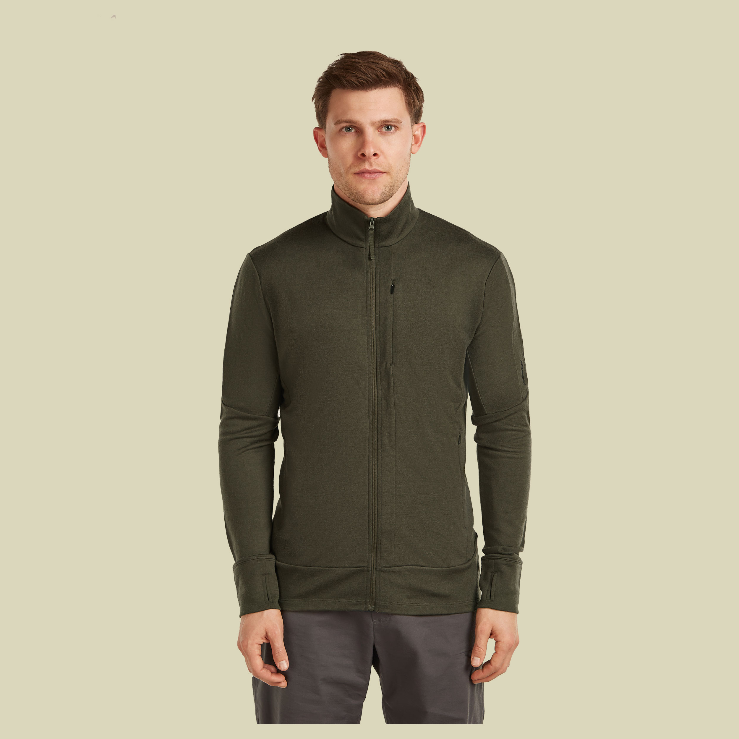 Merino 260 Quantum IV LS Zip Men XXL grün - dark loden