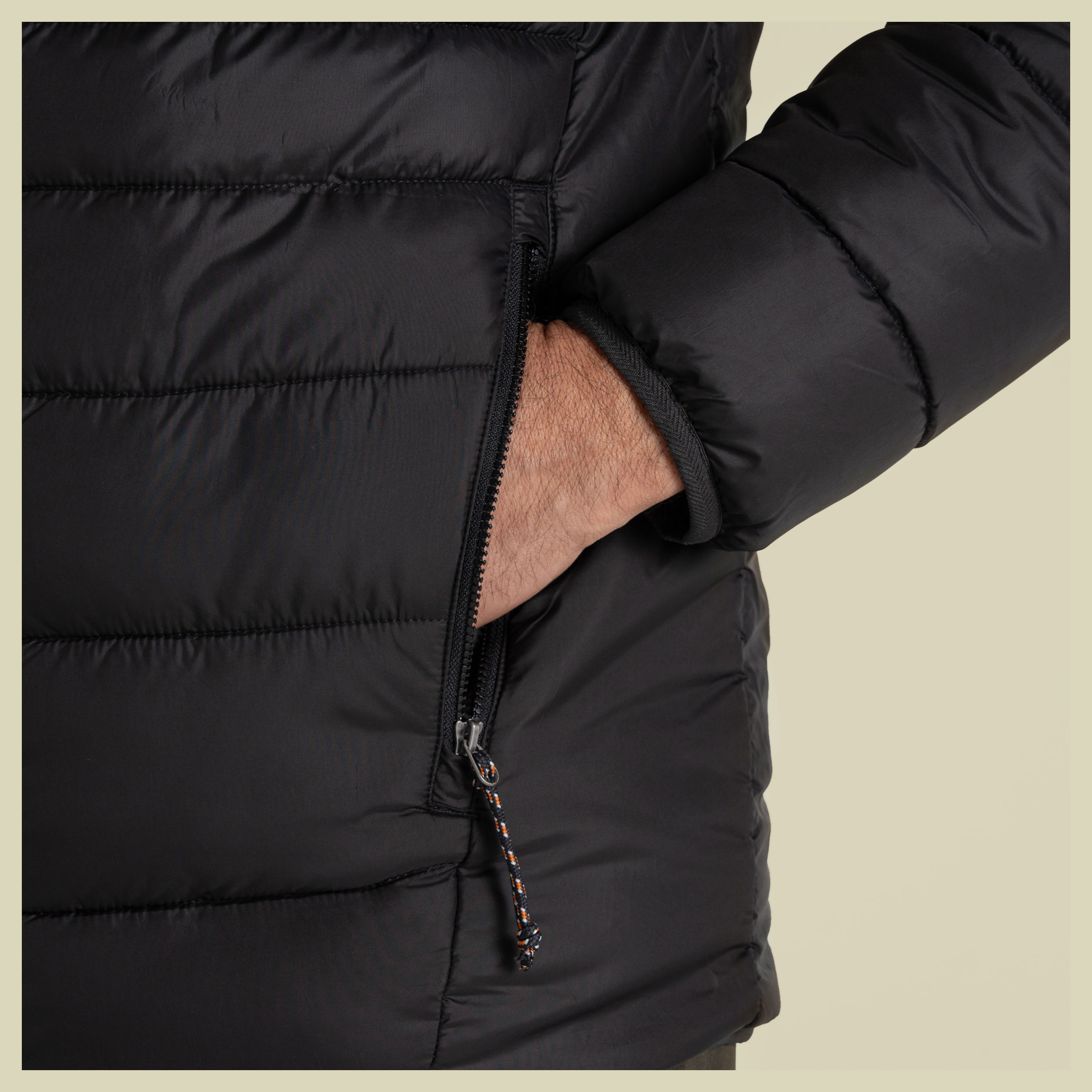 Compresslite IX Hooded Jacket  Men S schwarz - black