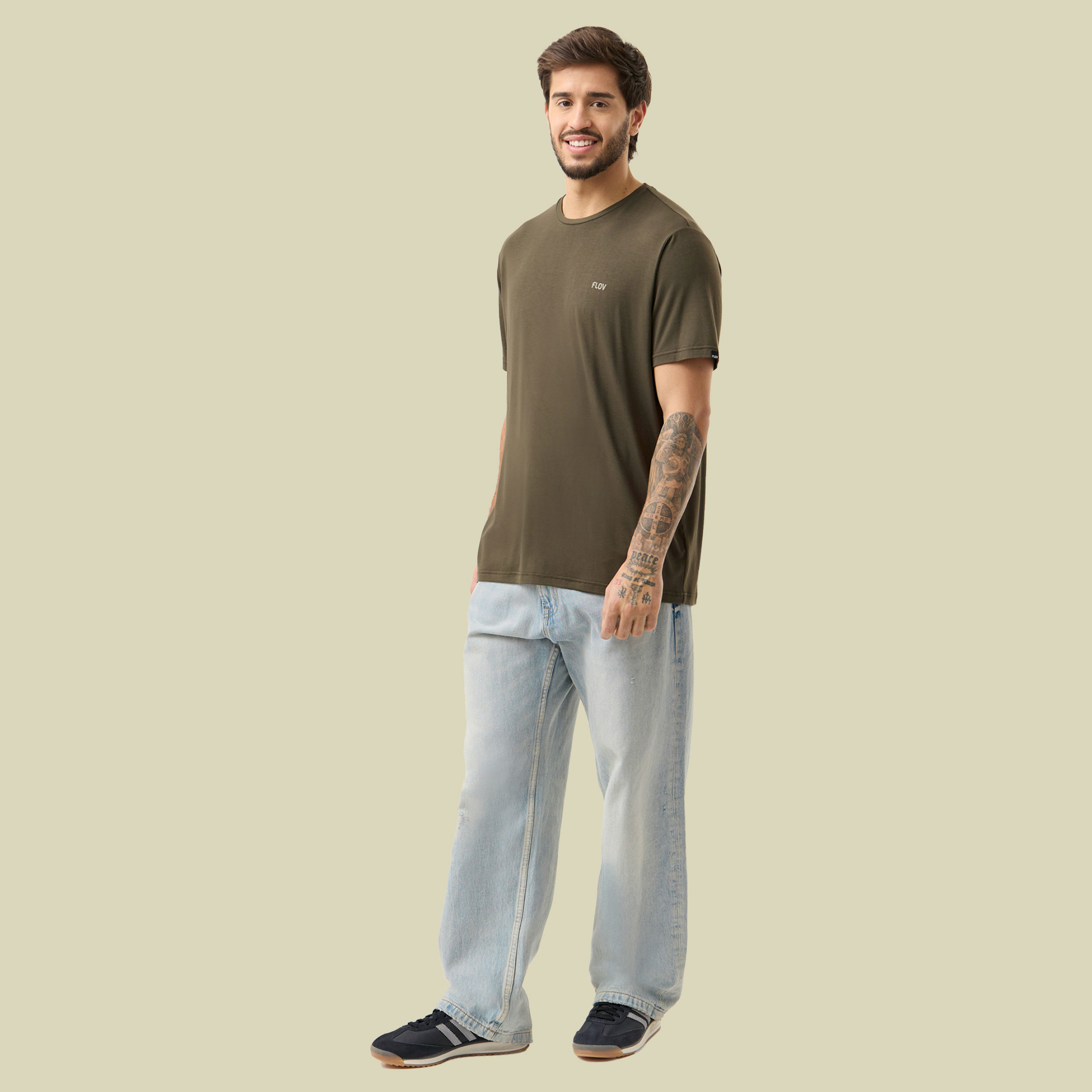 Yuba Bamboo Man T-Shirt XXXL grün - olive