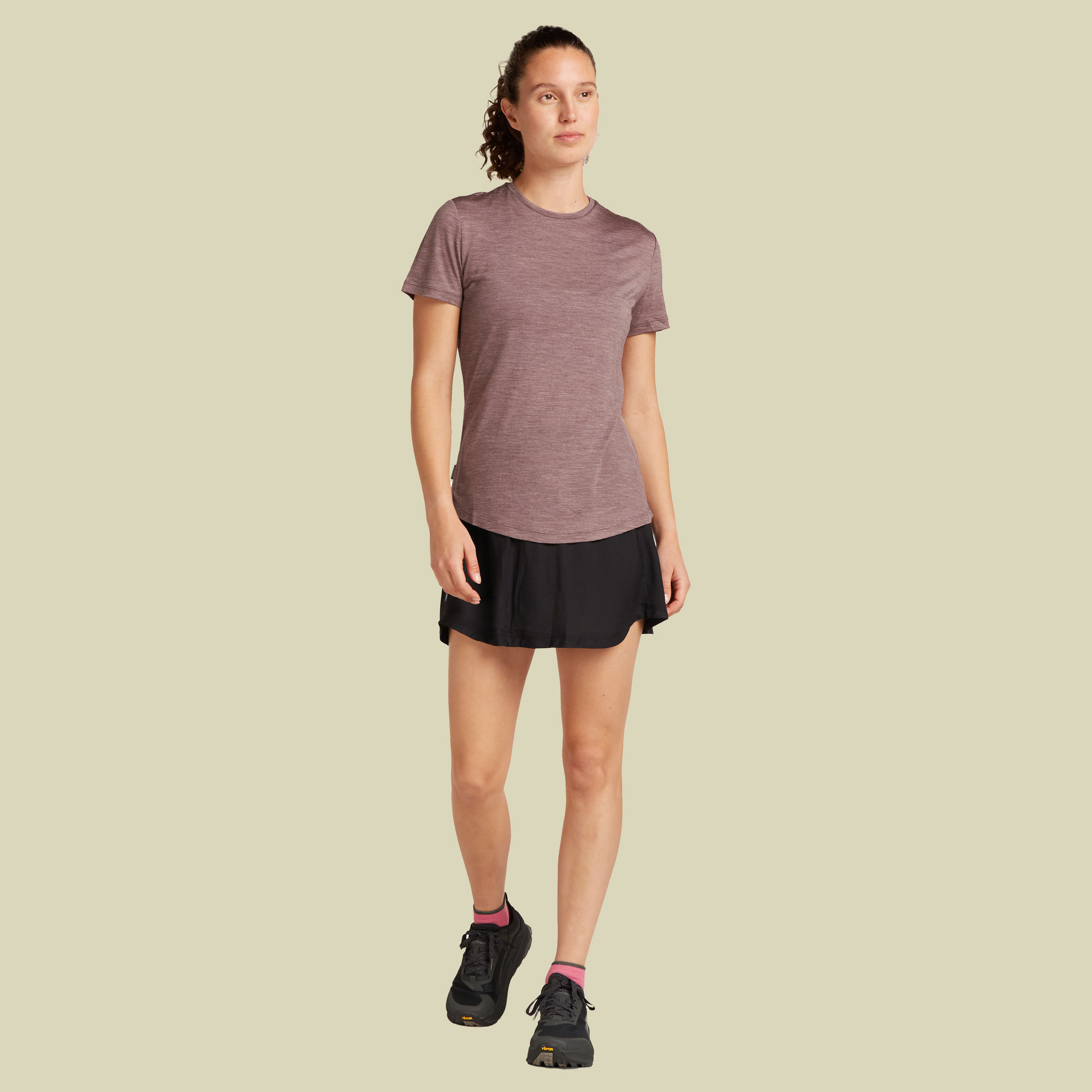 Merino 125 Cool-Lite Sphere III SS Tee Women braun XL - carob heather