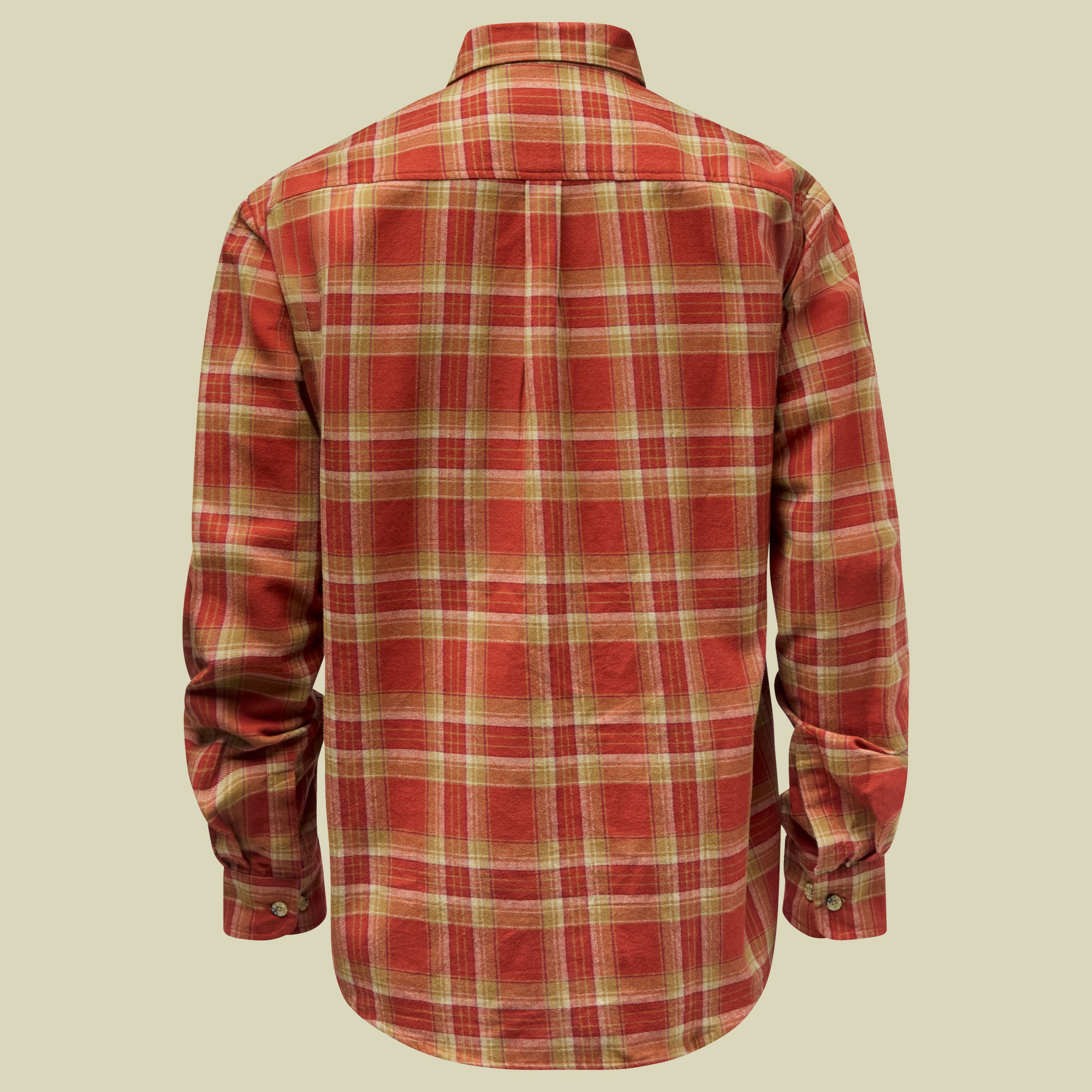 Härjedalen Men S mehrfarbig karo rot - Farbe terracotta/d.sand