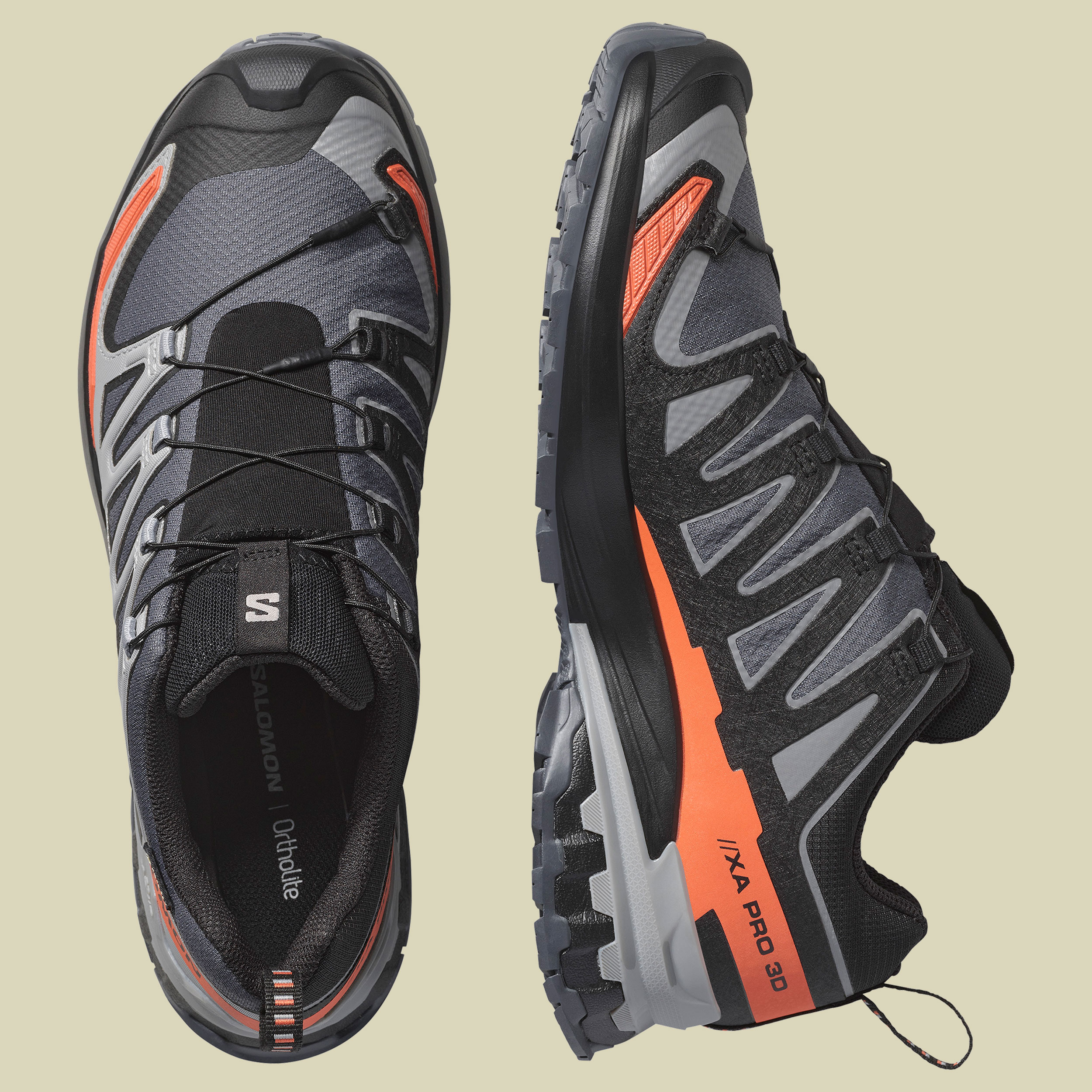 XA PRO 3D V9 GTX Men mehrfarbig 4 UK 10 - Farbe turbulence/black/burnt ochre