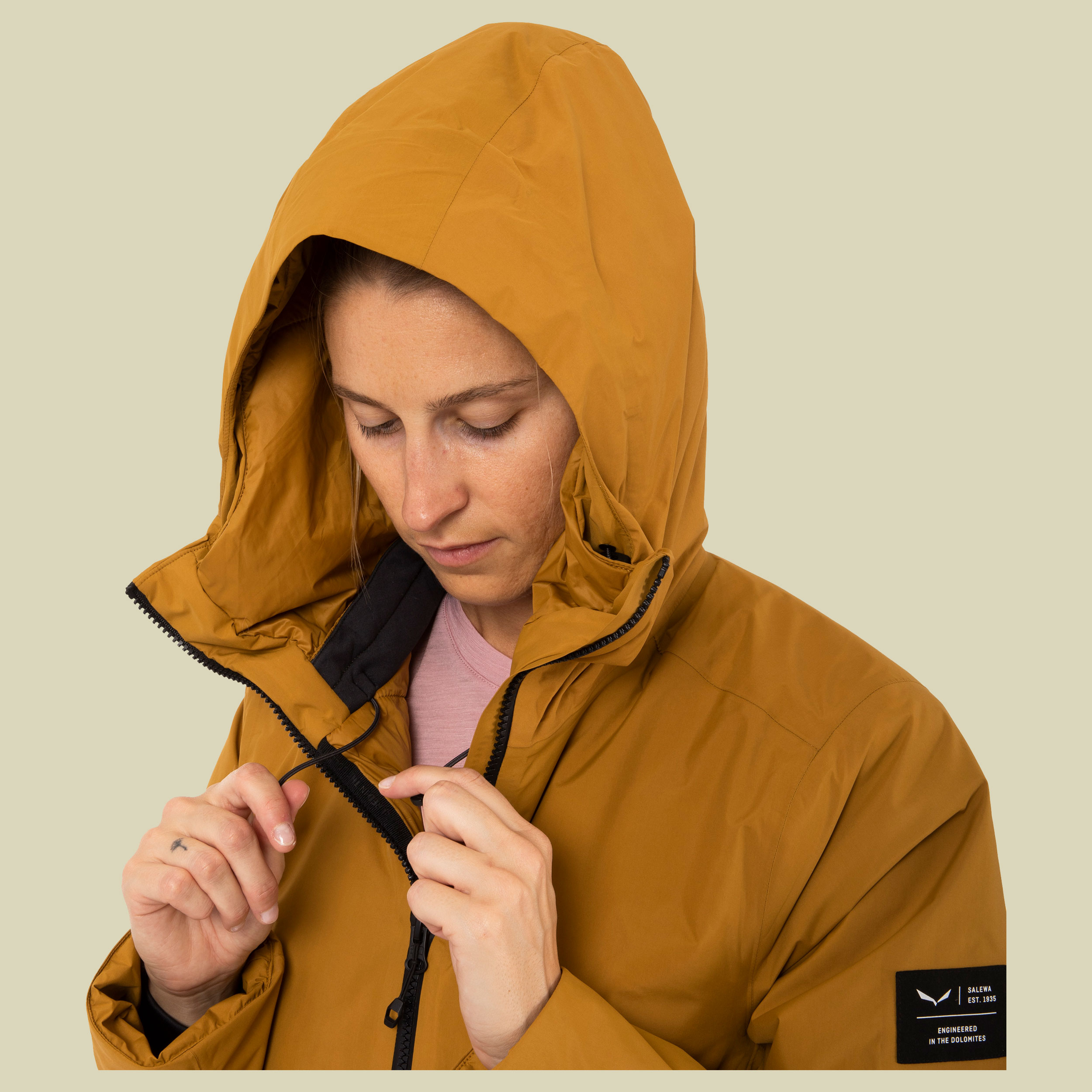 Fanes 2L PTX Parka Women Größe 38 Farbe golden brown