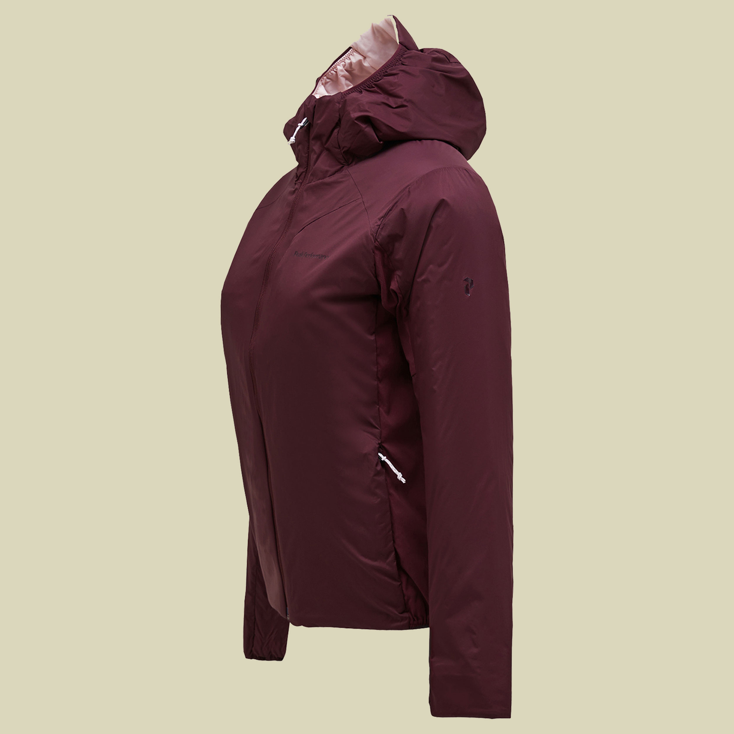 Freelight Reversible Insulated Hood Jacket Women L rot - porto/frosted blossom