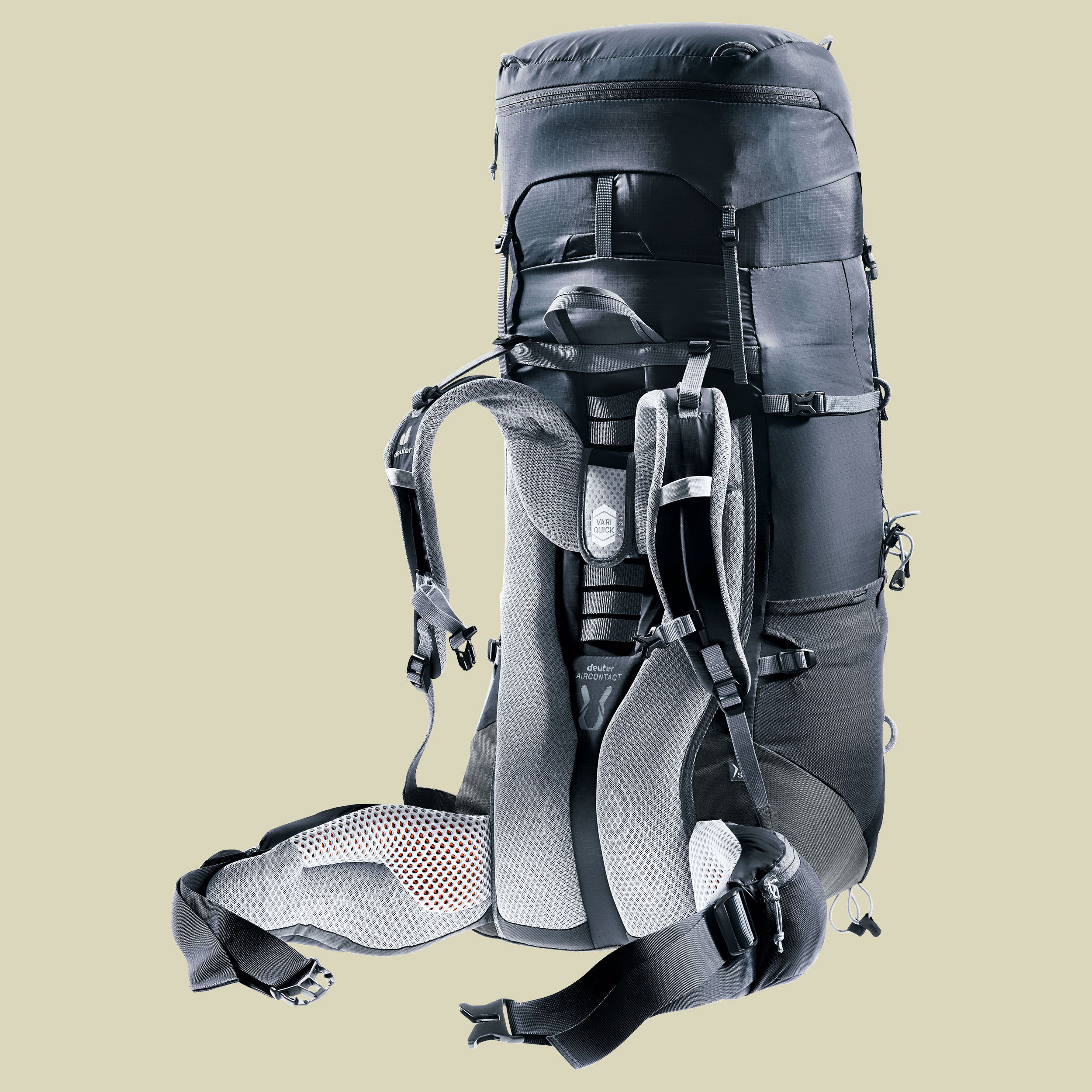 Aircontact Lite 45 + 10 SL Women schwarz 45 L + 10 L - Farbe black-graphite
