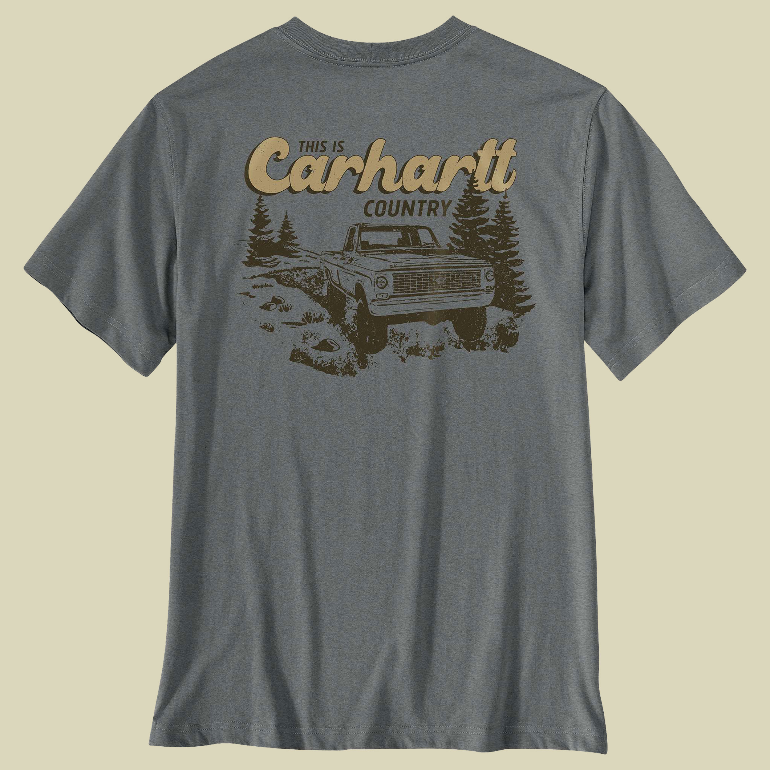 Irvine Relaxed Truck T-Shirt Men L grau - Farbe weathered ash heather