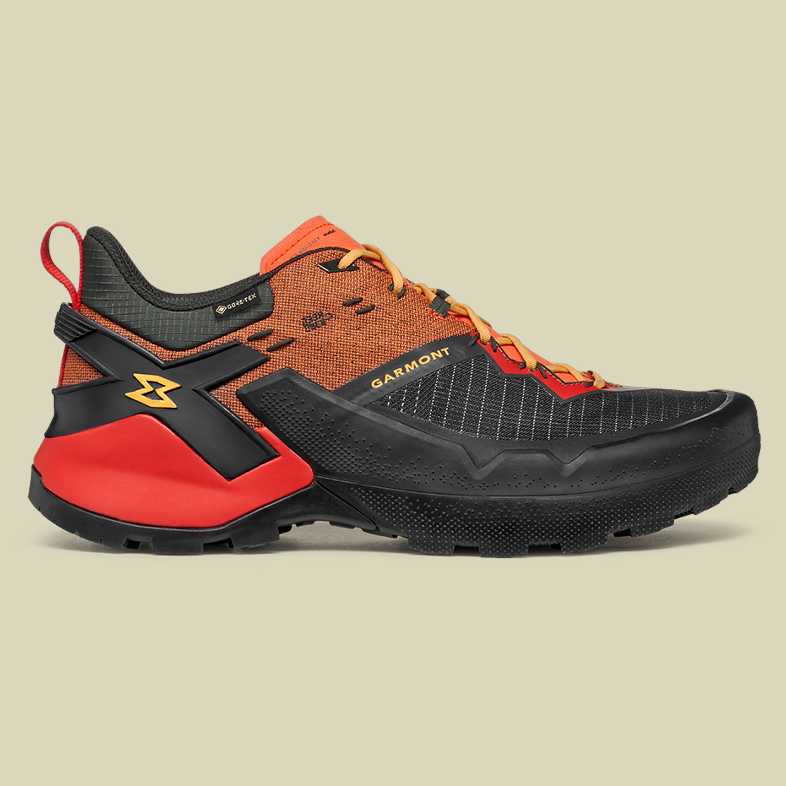 9.81 Onyx GTX Men UK 11,5 mehrfarbig - raven black/firecracker orange