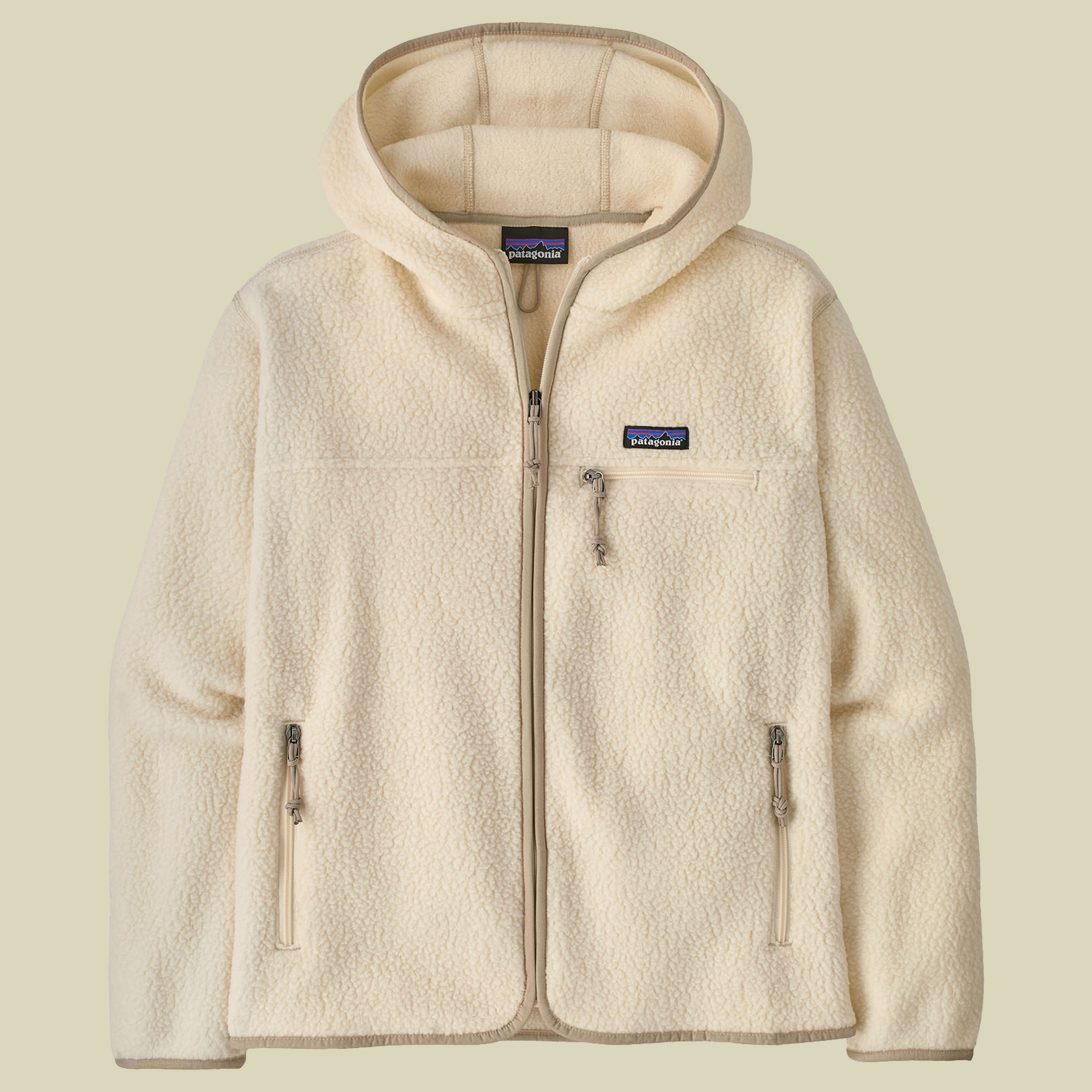 Retro Pile Hoody Women S beige - natural