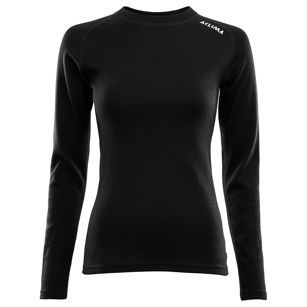 WarmWool Crew Neck Woman S jet black