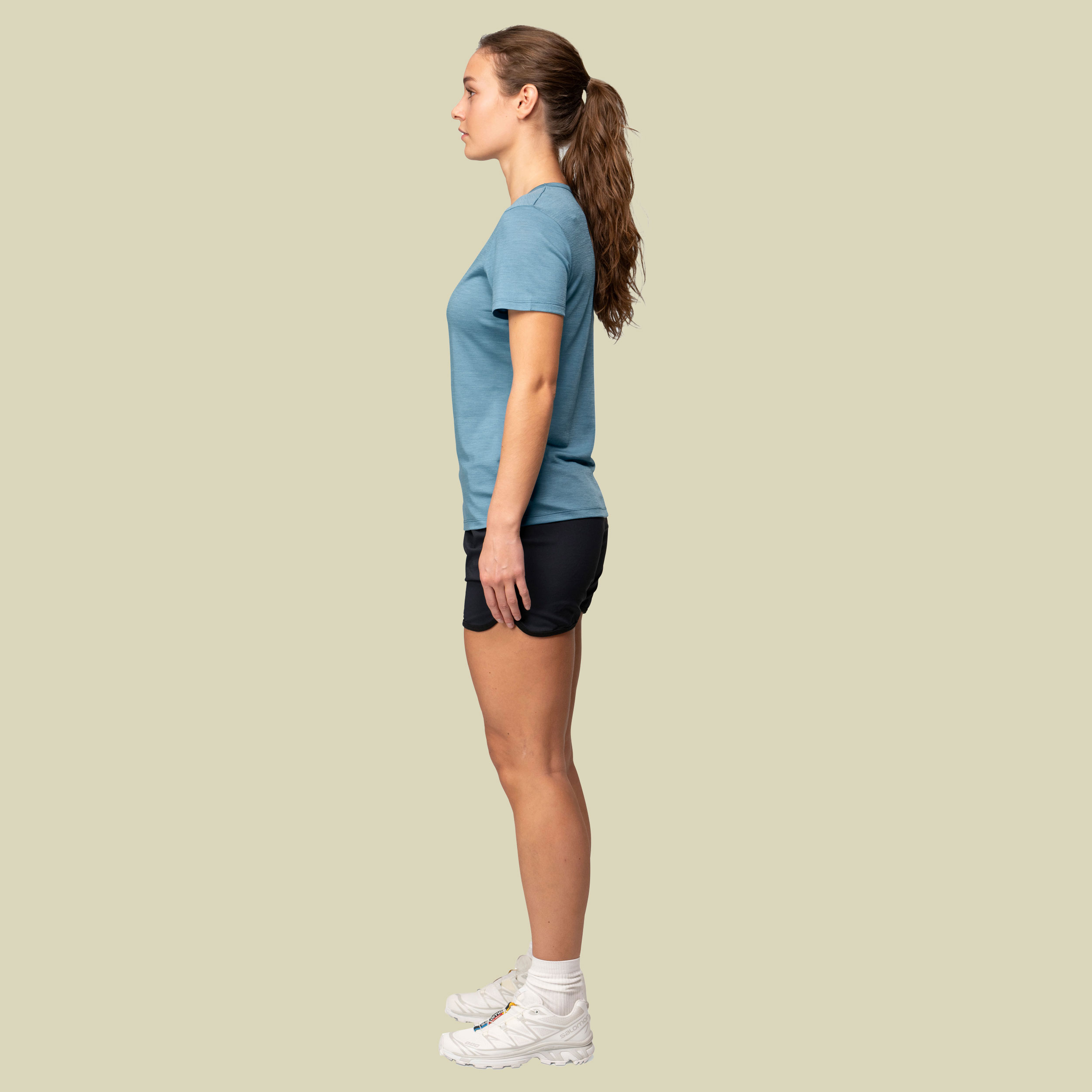 Active Tee Woman XS blau - skyblue