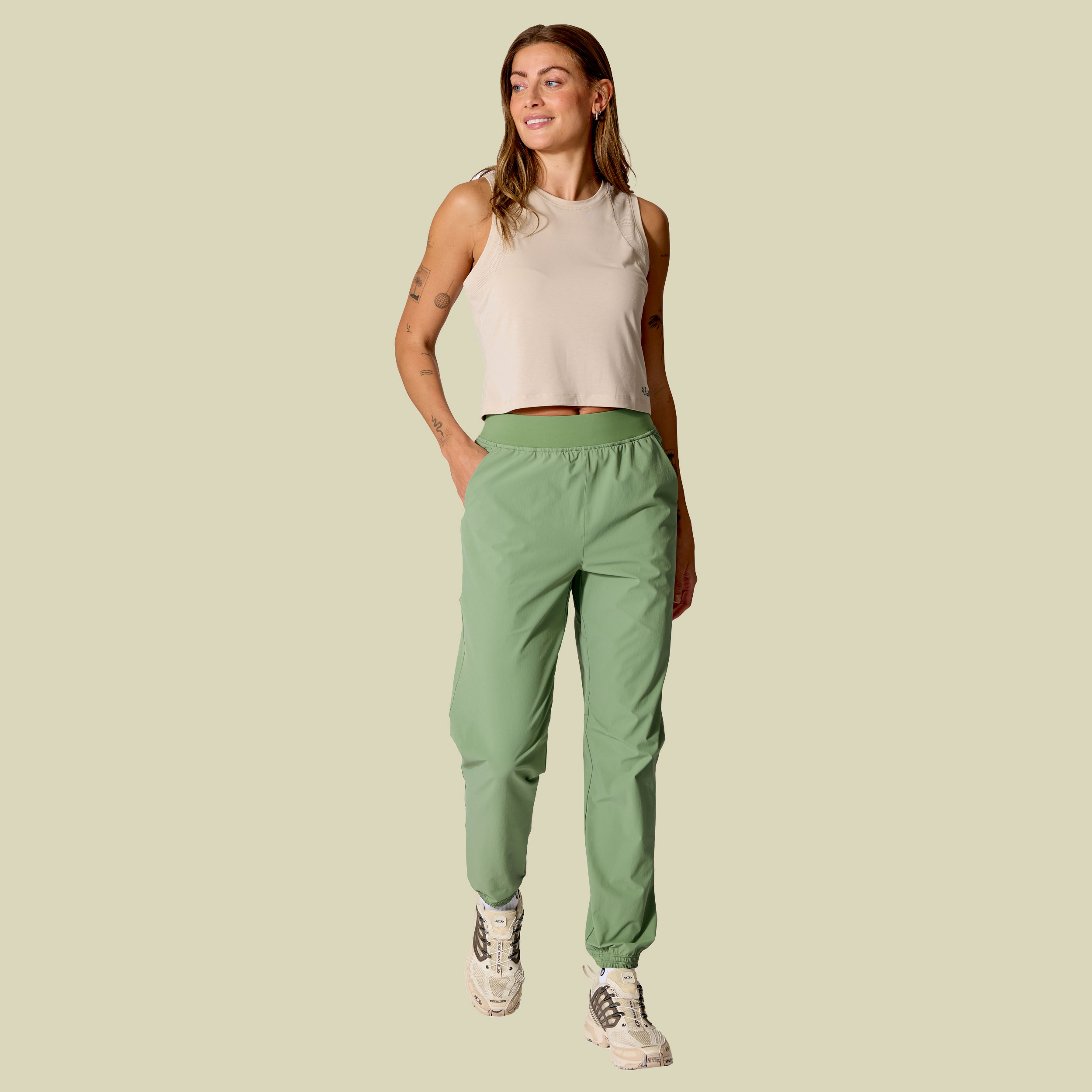 Momentum Pants Women 8 (36) grün - dark fig green