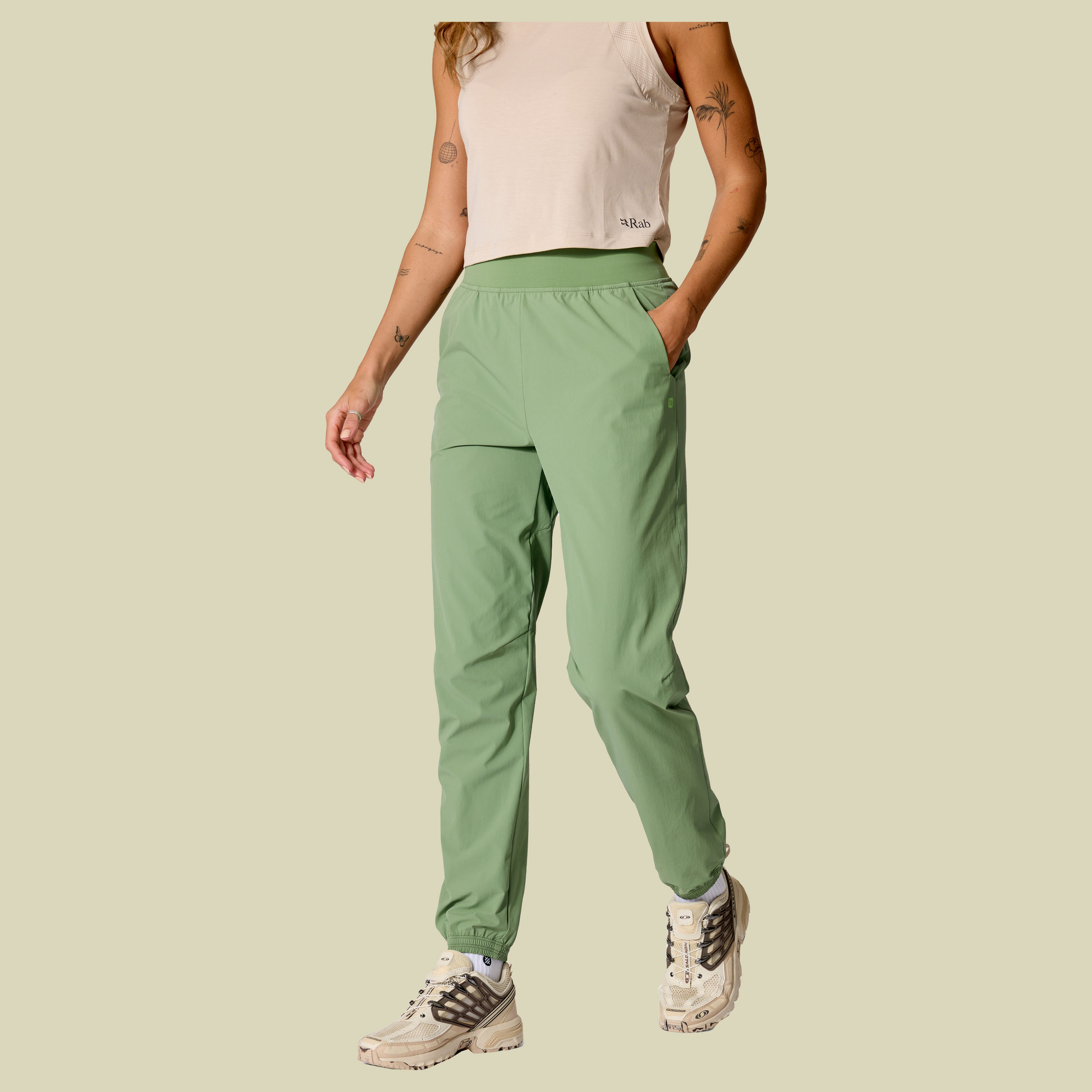 Momentum Pants Women 8 (36) grün - dark fig green