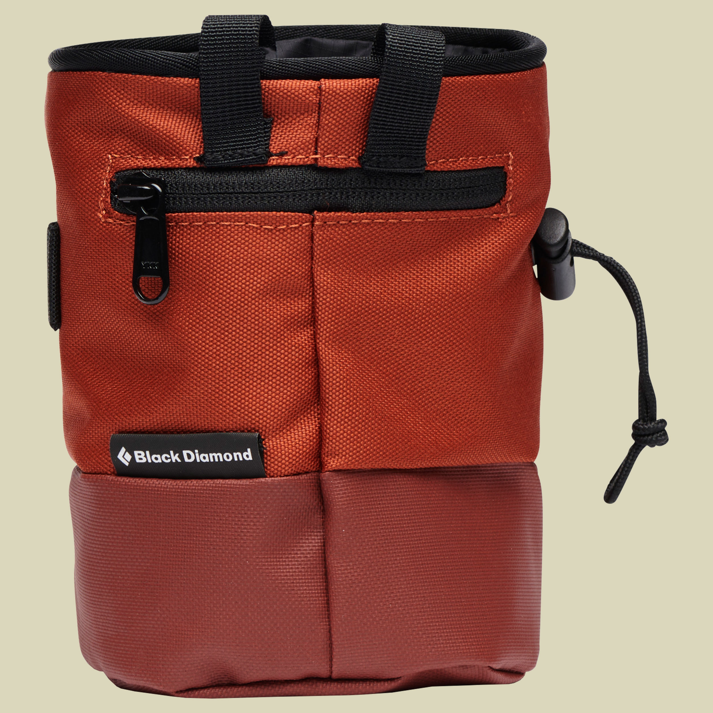 Mojo Zip Chalk Bag M_L rot - burnt siena