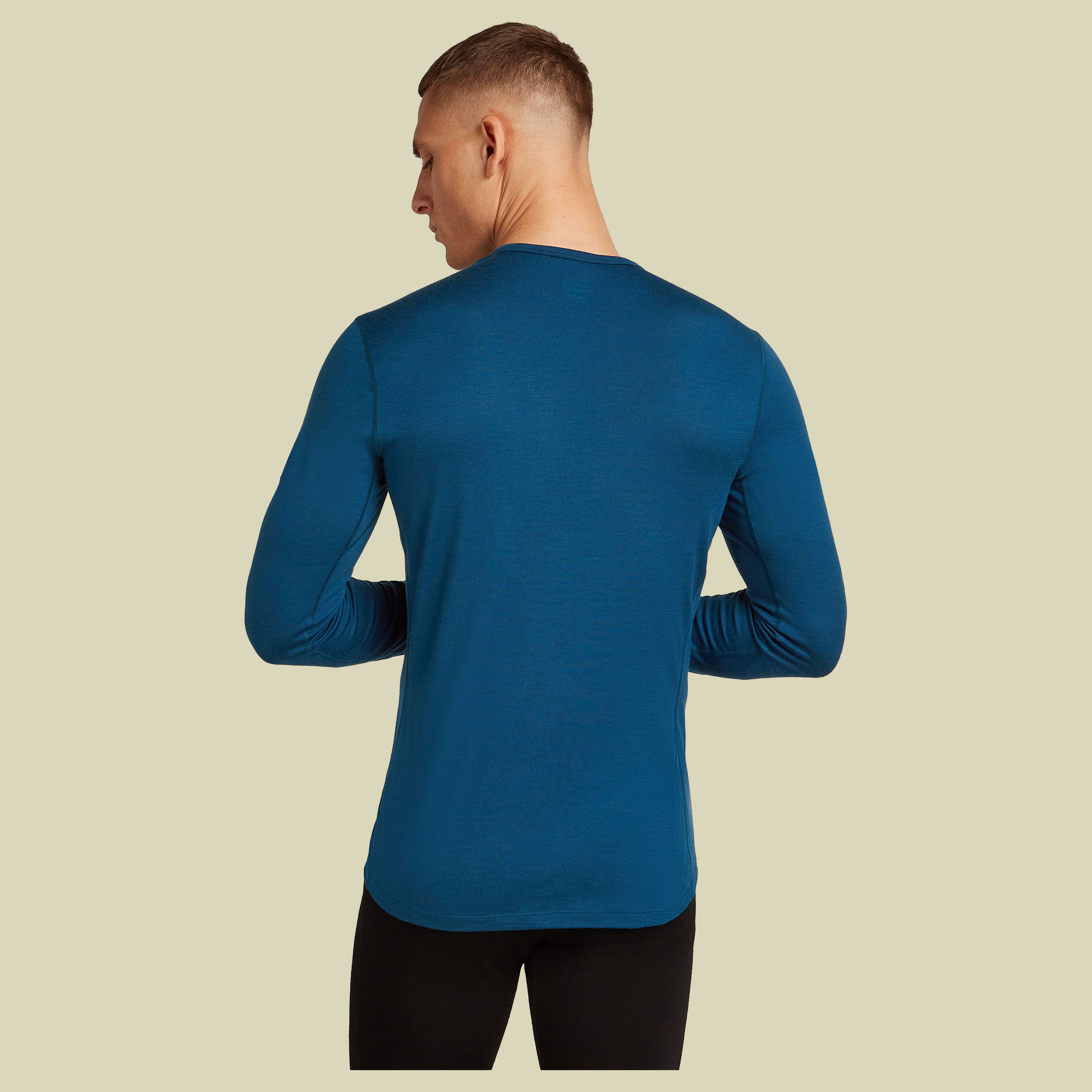 Oasis LS Crewe 200 Men blau M - atlantis