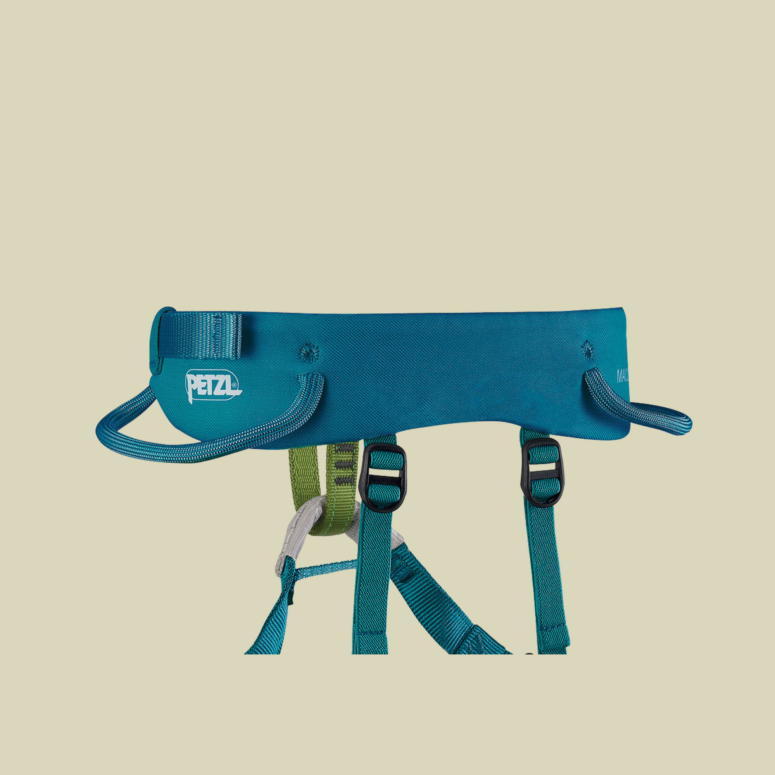 Macchu Kinderklettergurt one size blau - atlantic blue
