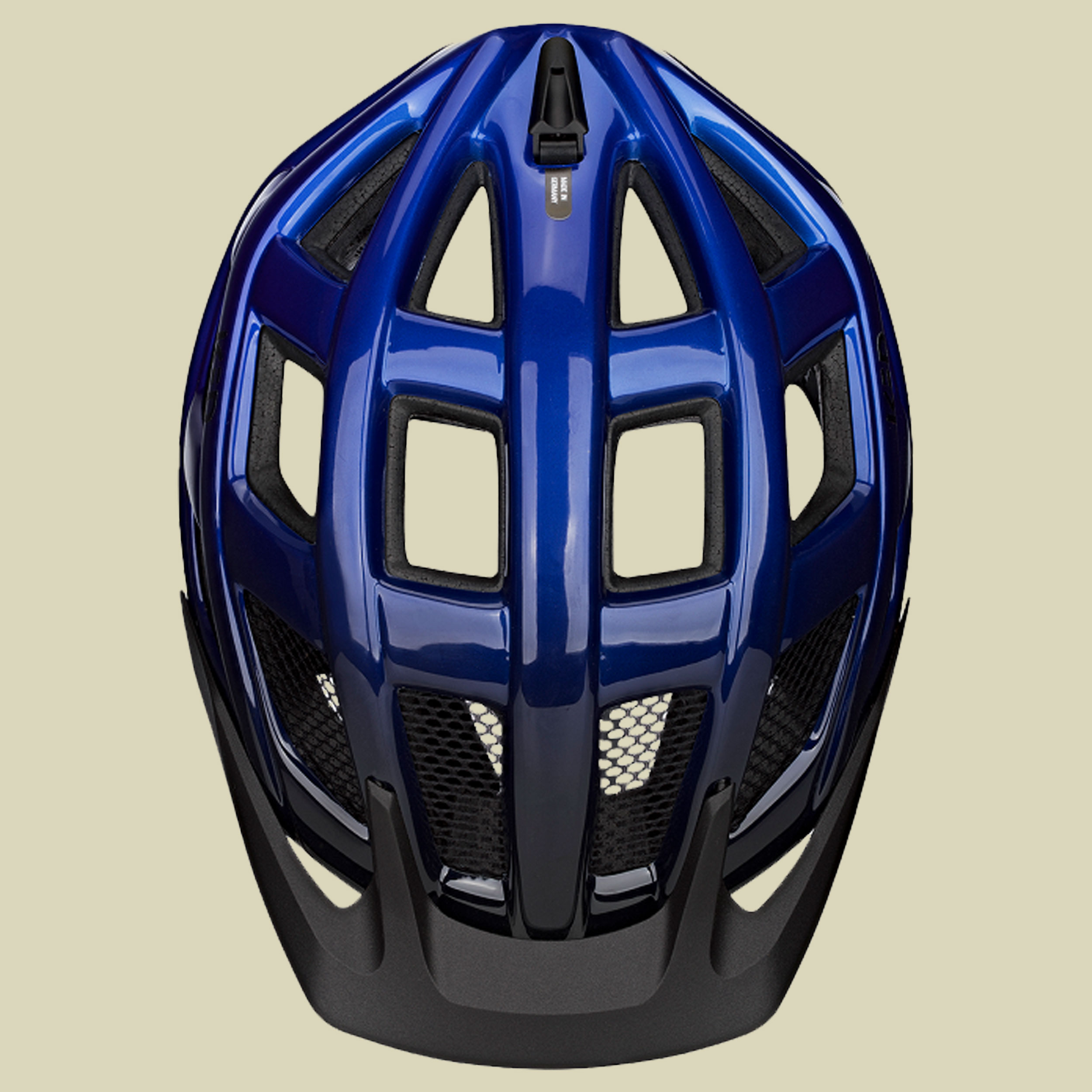Crom blau-schwarz XL 60-64 cm - blue-black glossy