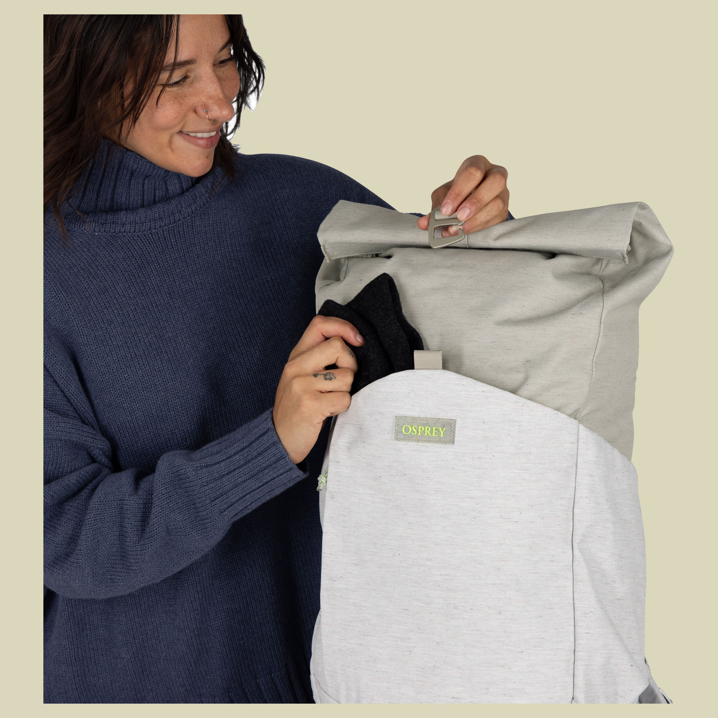 Arcane Roll Top 24 grau - earth pediment grey block