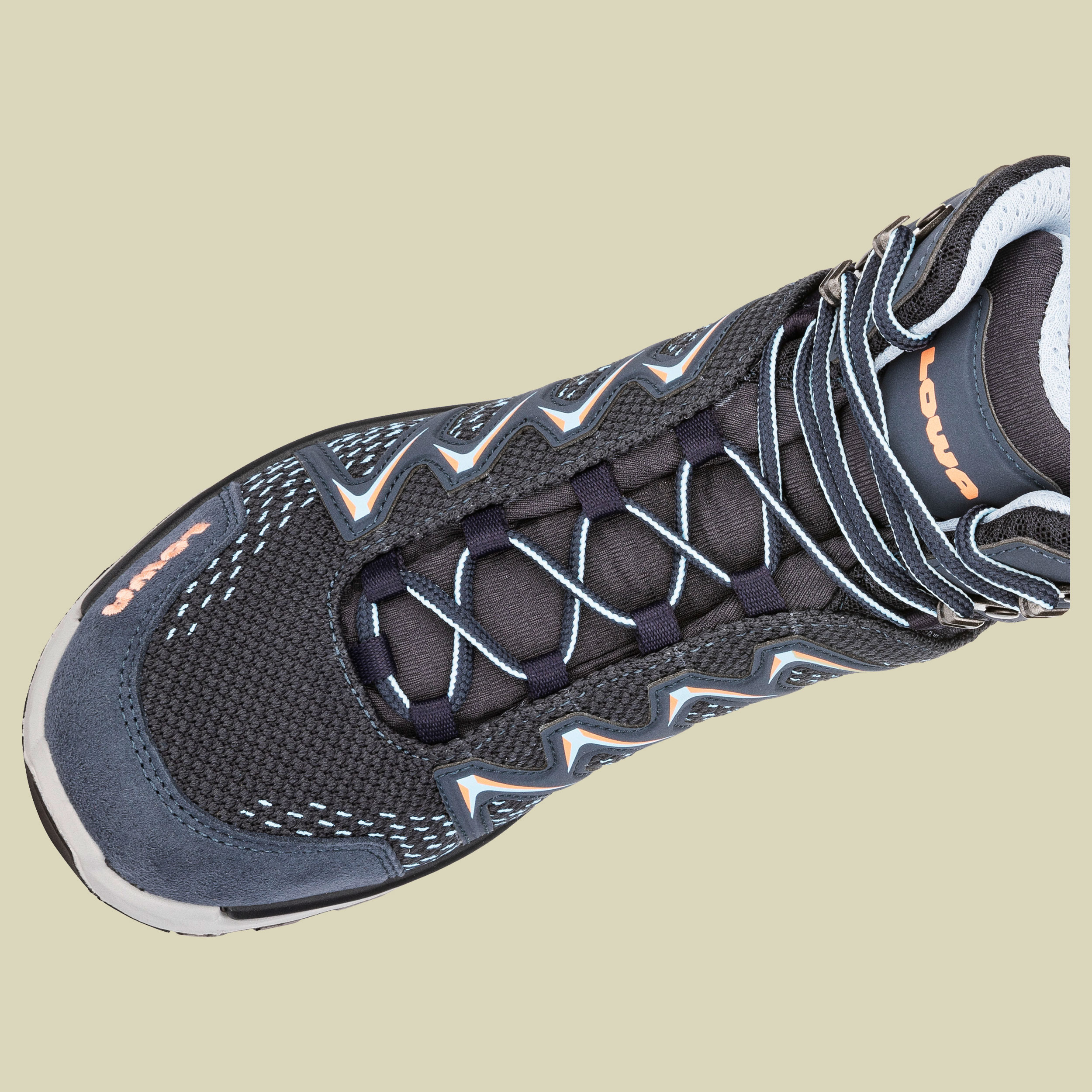 Innox Pro GTX Mid Women UK 4,5 blau - stahlblau/lachs