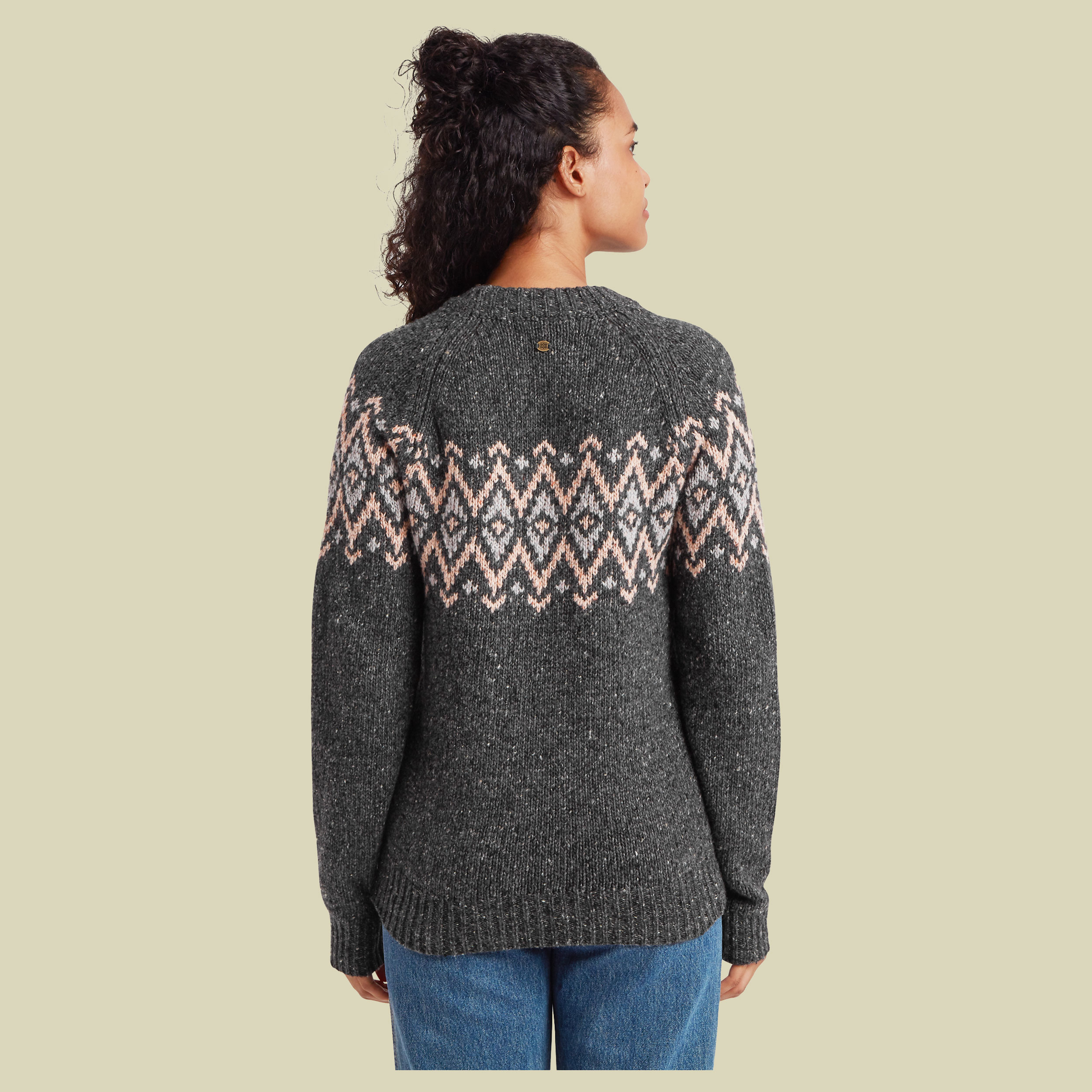 Dumji Crew Sweater Women grau XS - Farbe charcoal