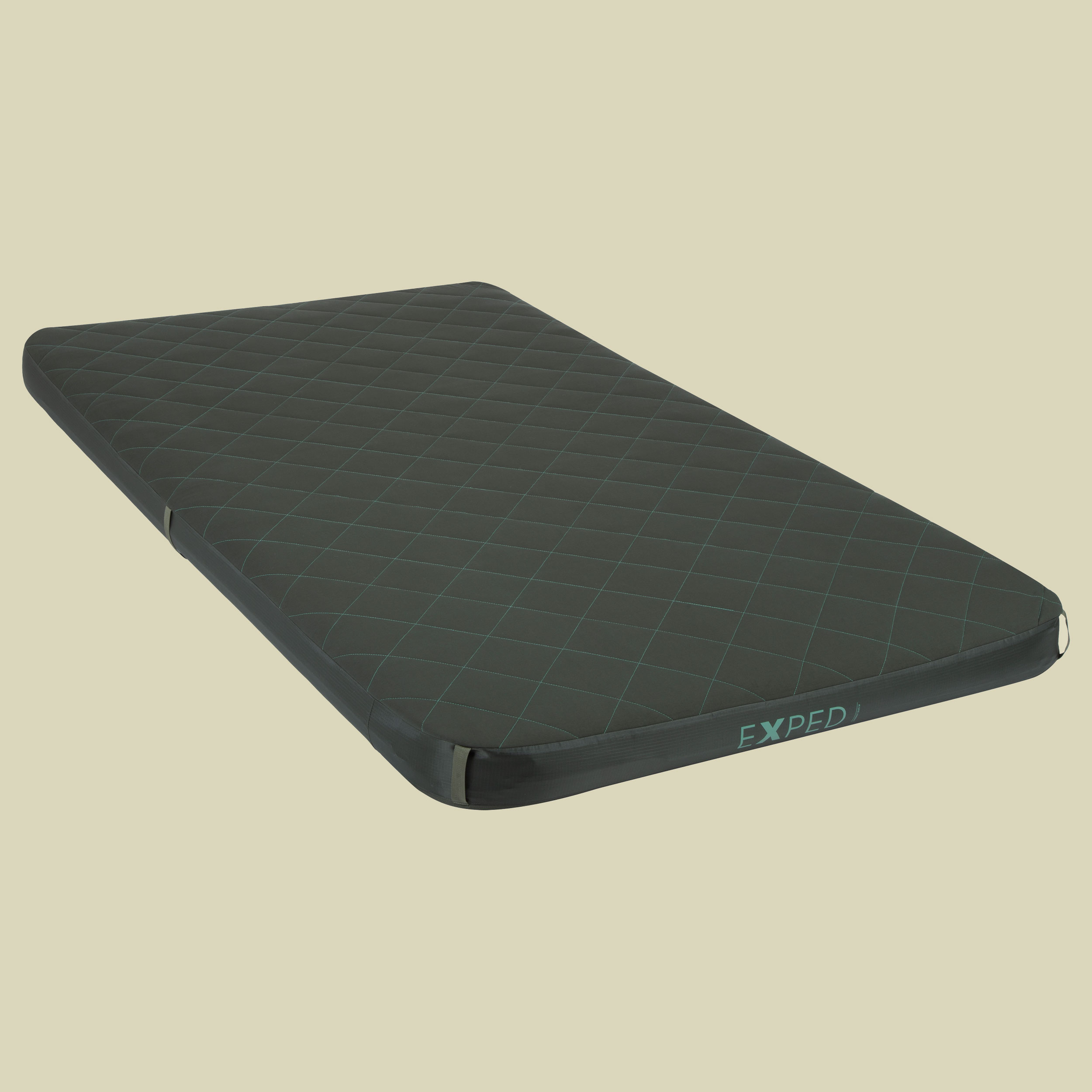 LuxeMat Duo M 183 x 104 x 10 cm grün- moraine