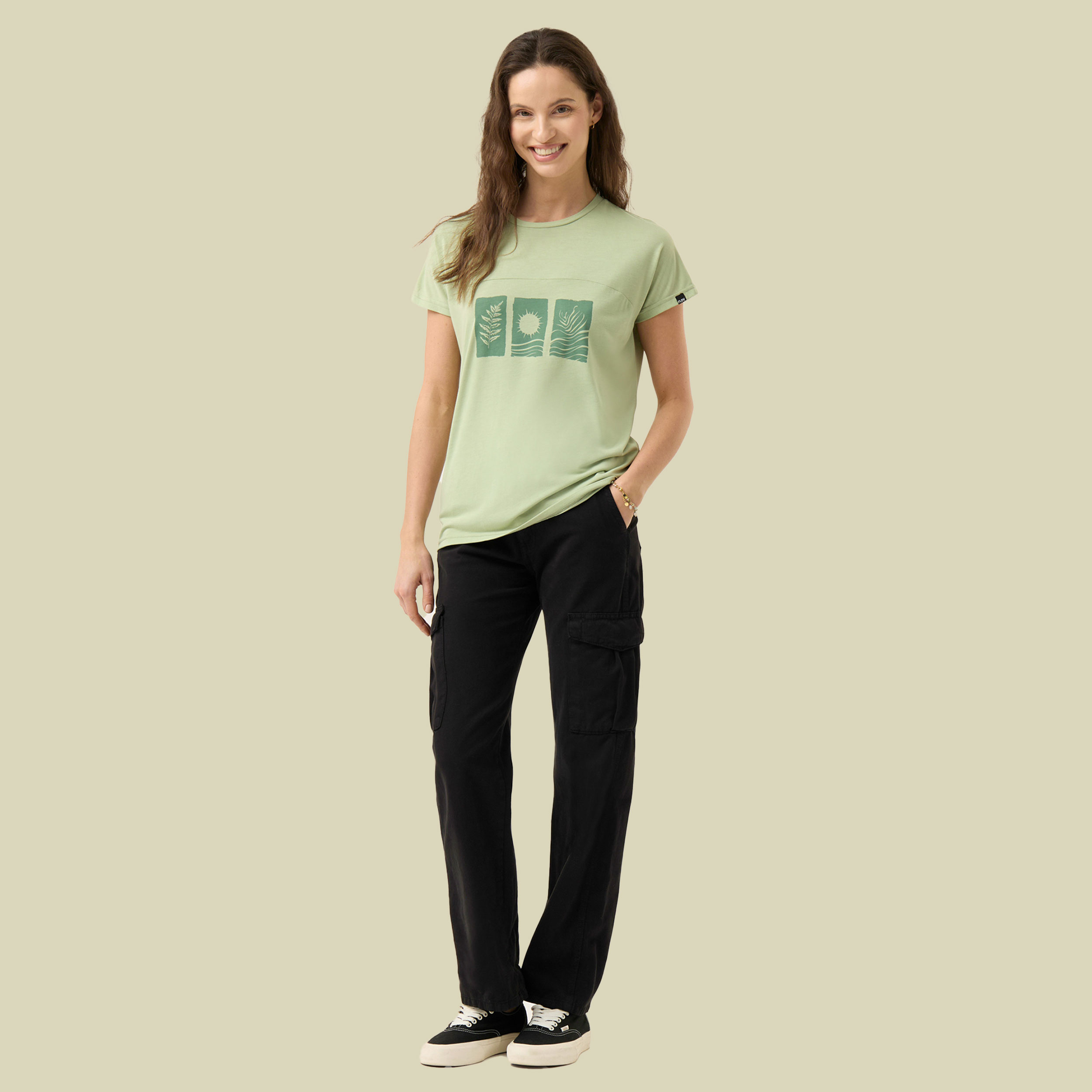 Pagosa Bamboo Lady T-Shirt XXL grün - green/green