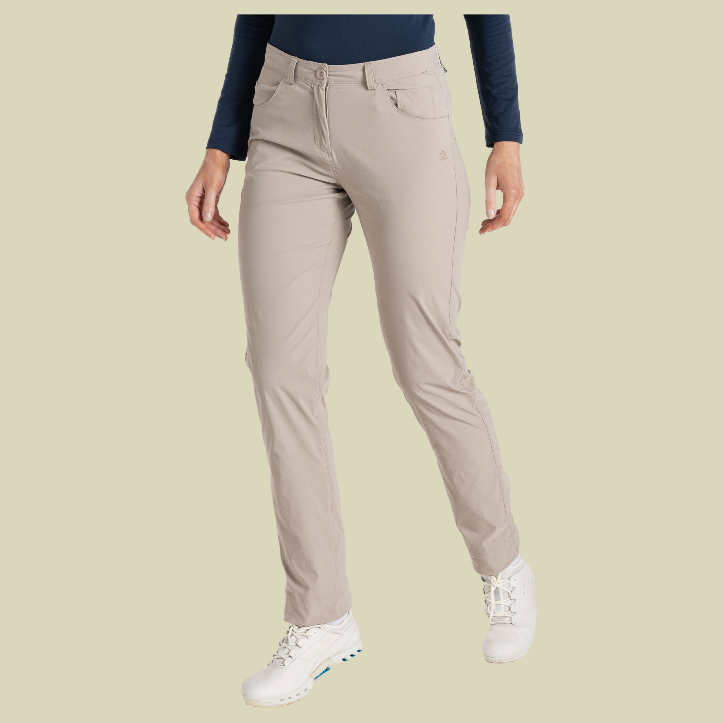 NosiLife Milla Trouser Women beige 42 short - soft mushroom (14S)