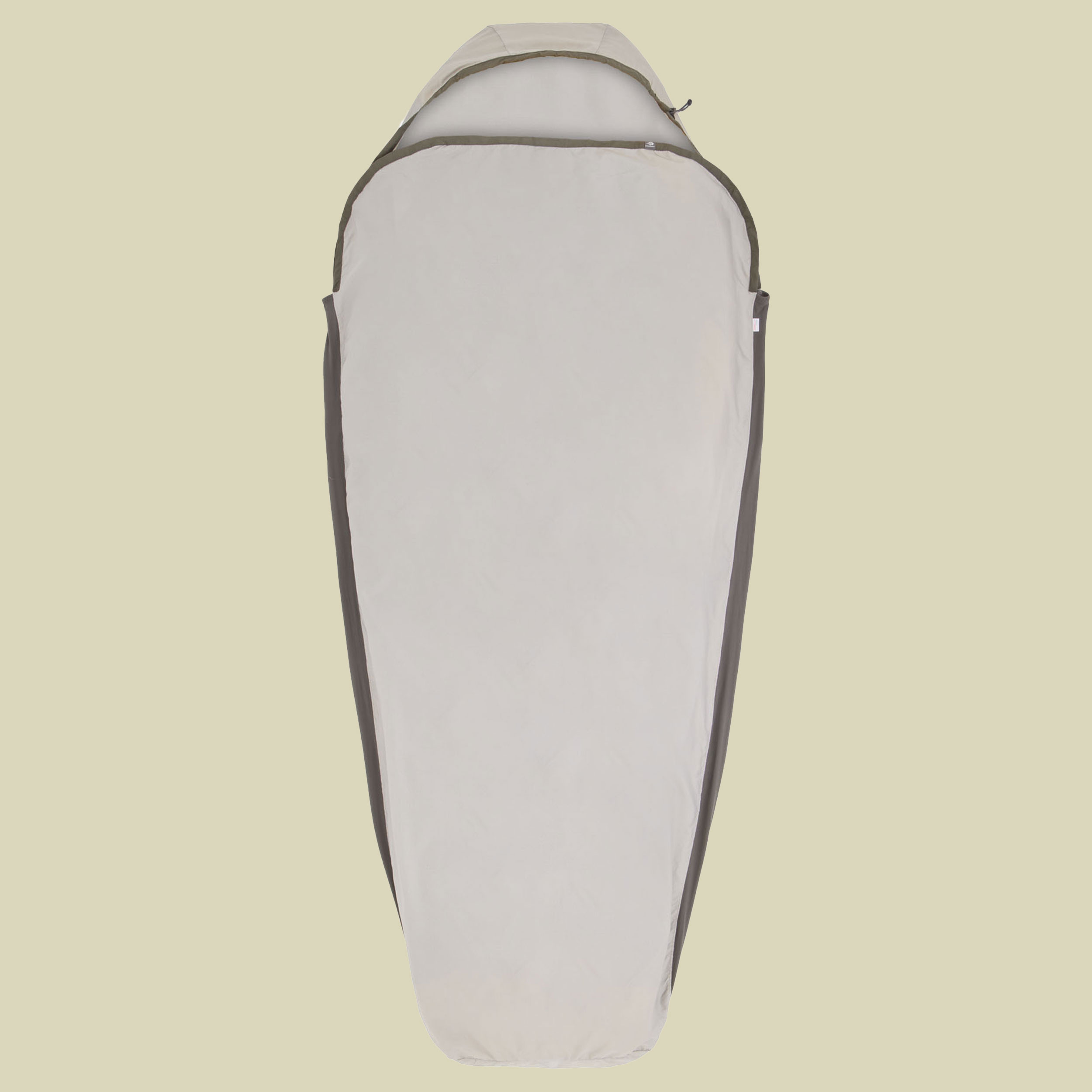Silk Blend Sleeping Bag Liner mumienform comfort grau