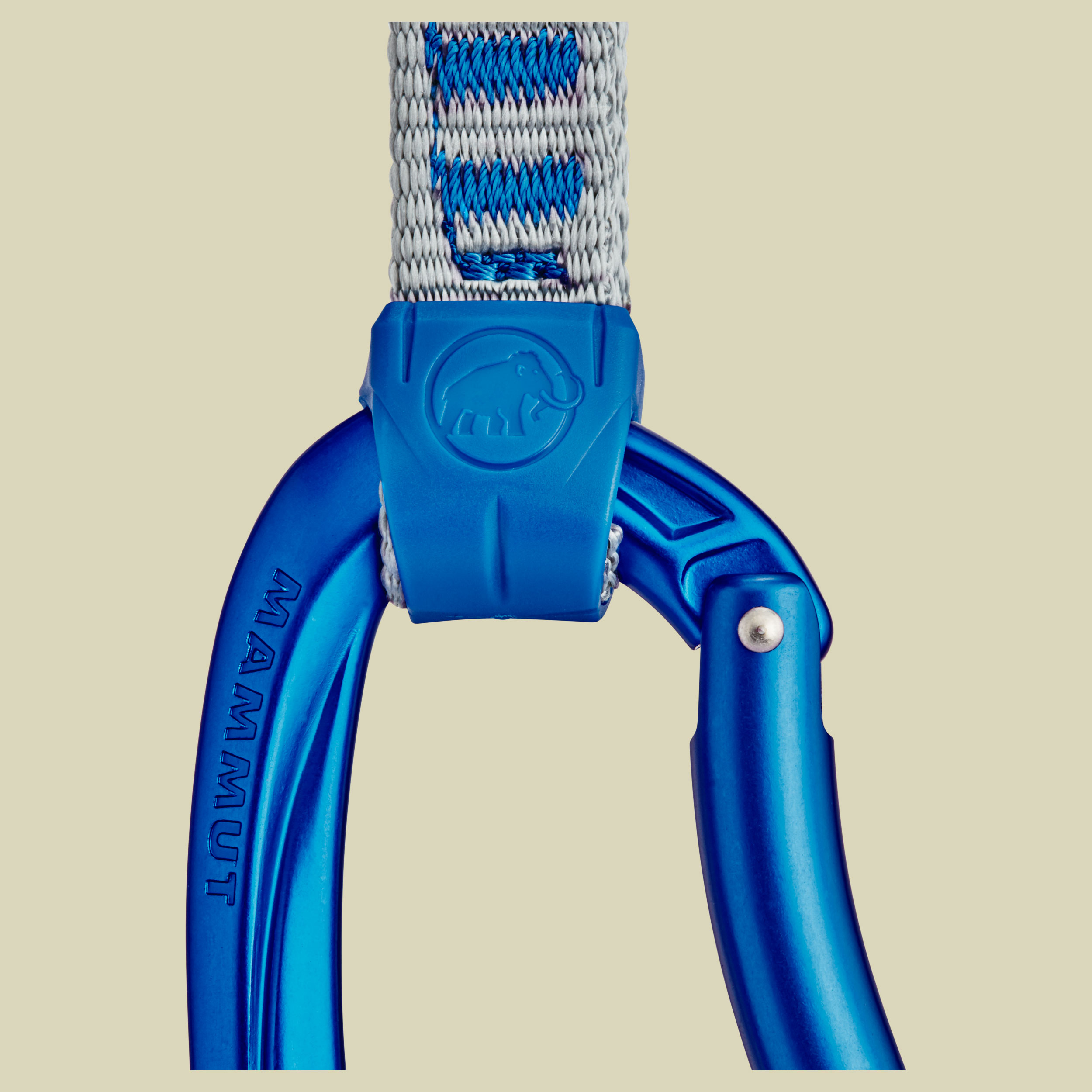 Crag Keylock 10 cm Indicator 6-Pack Quickdraws silver-ultramarine
