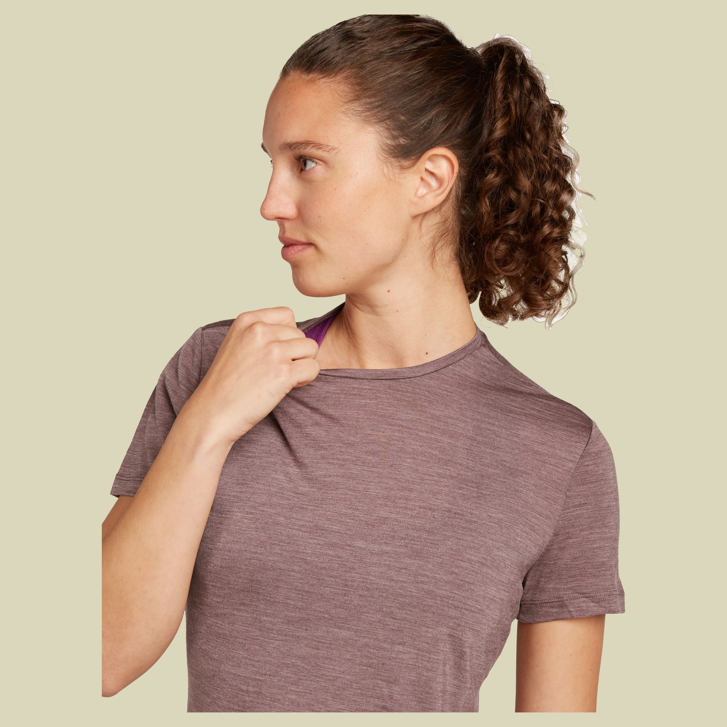 Merino 125 Cool-Lite Sphere III SS Tee Women braun XL - carob heather